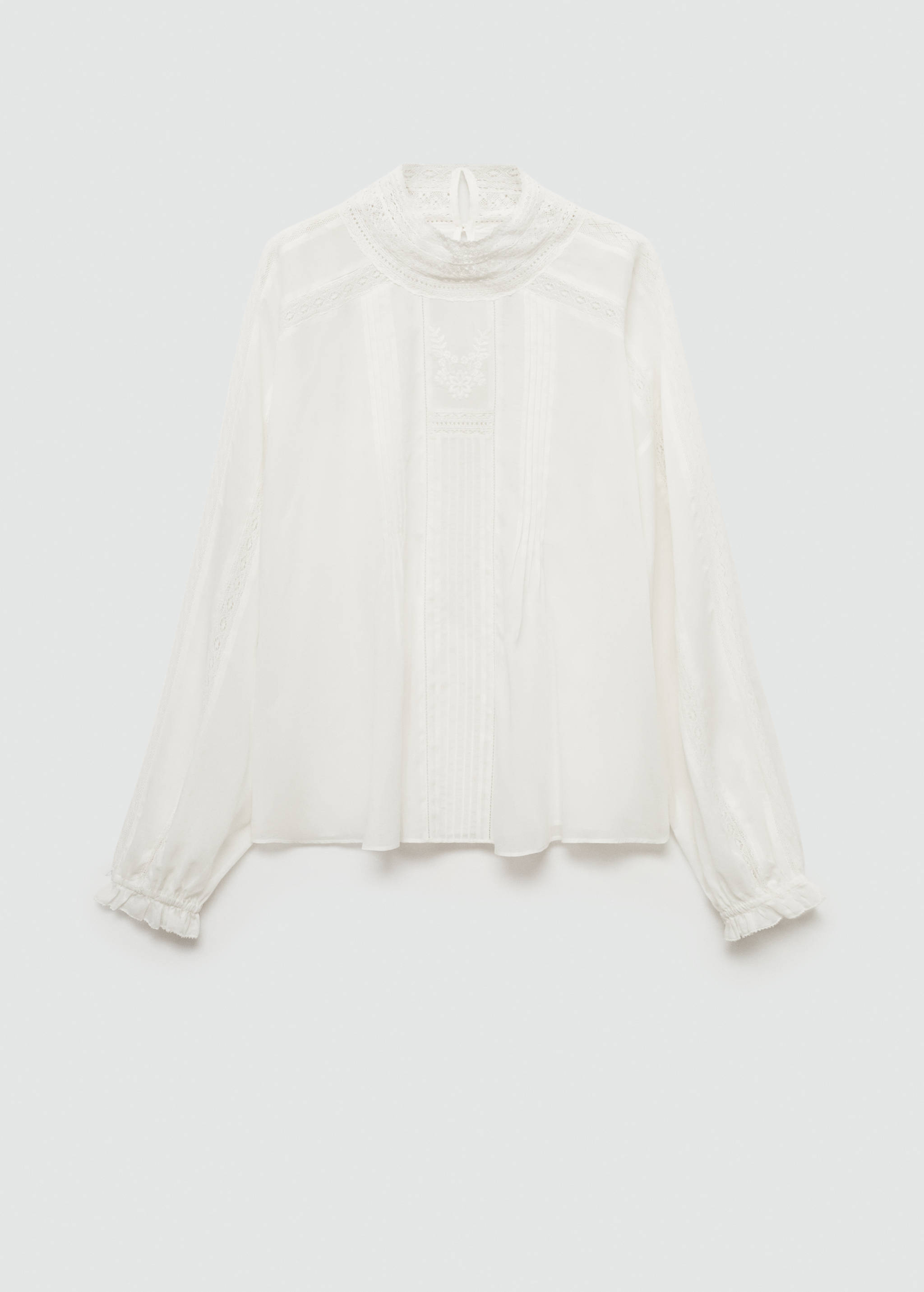 Embroidered details blouse - Article without model