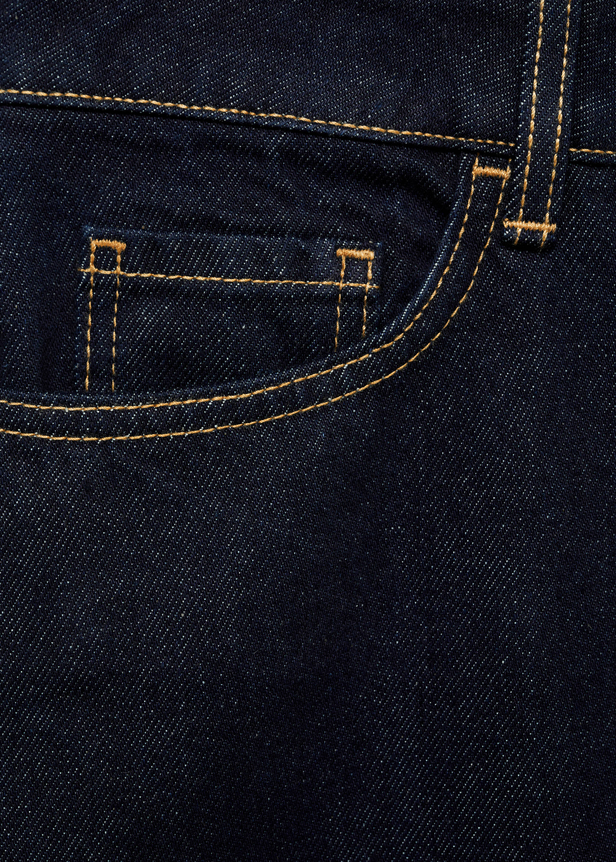 Jupe midi en jean rinse wash - Détail de l'article 0