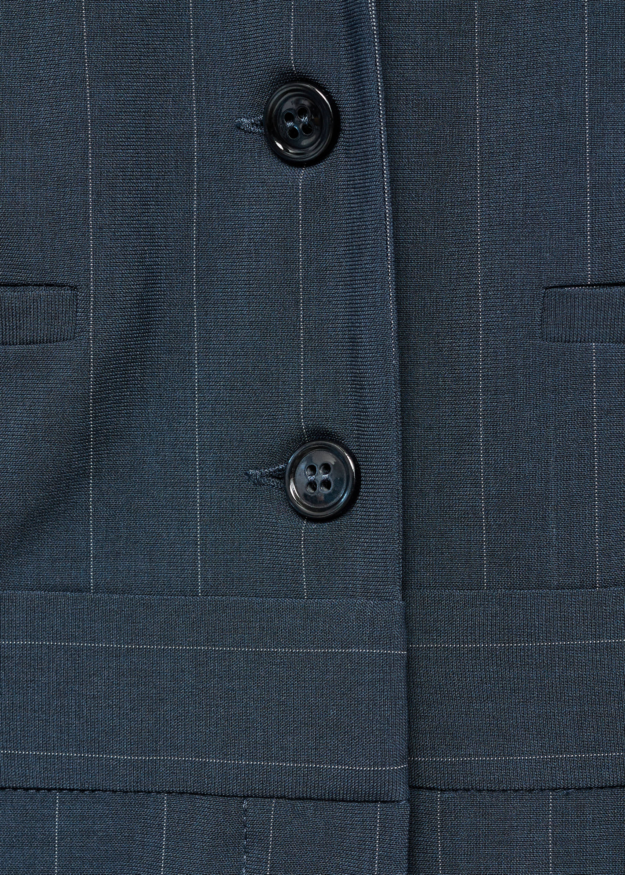 Long pinstripe jumpsuit - Details of the article 0