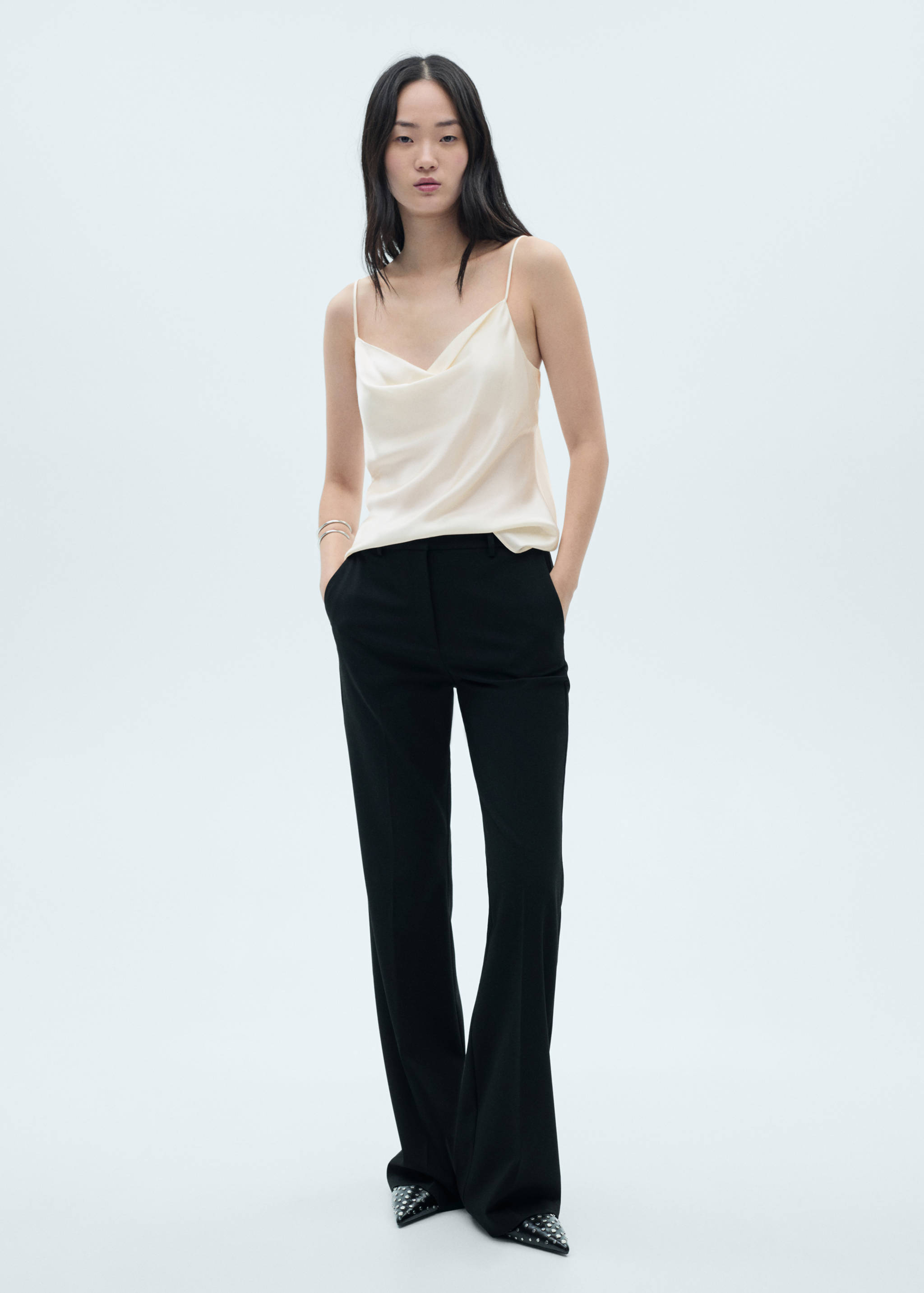 Top seda satinado - Plano general