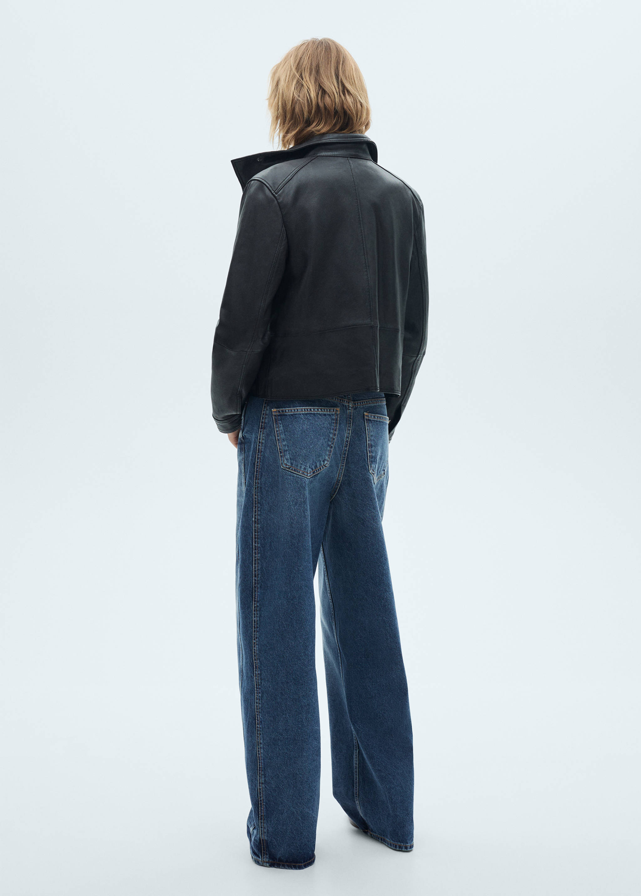 Jeans balloon tiro alto - Reverso del artículo