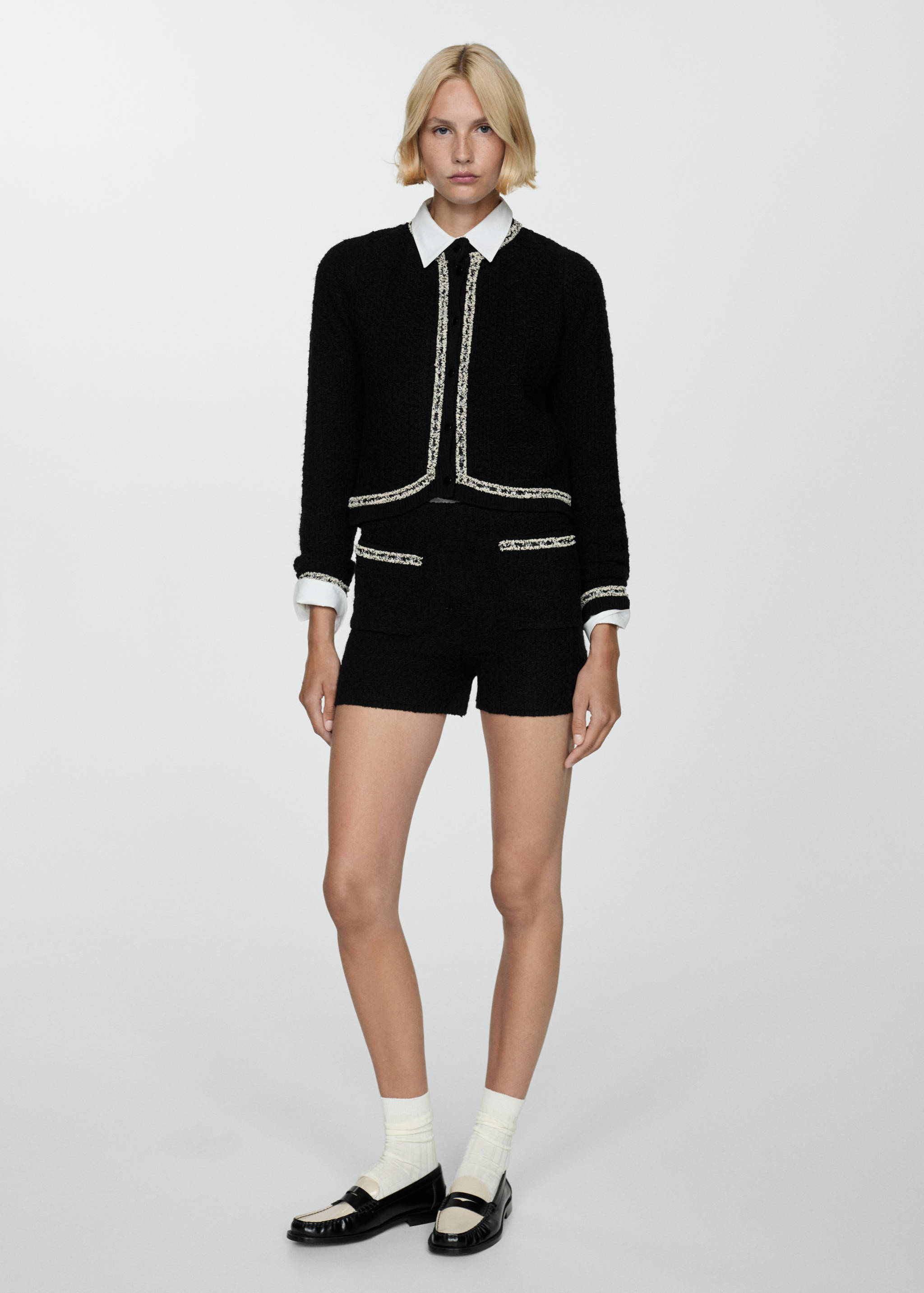 Short tweed poches - Plan général