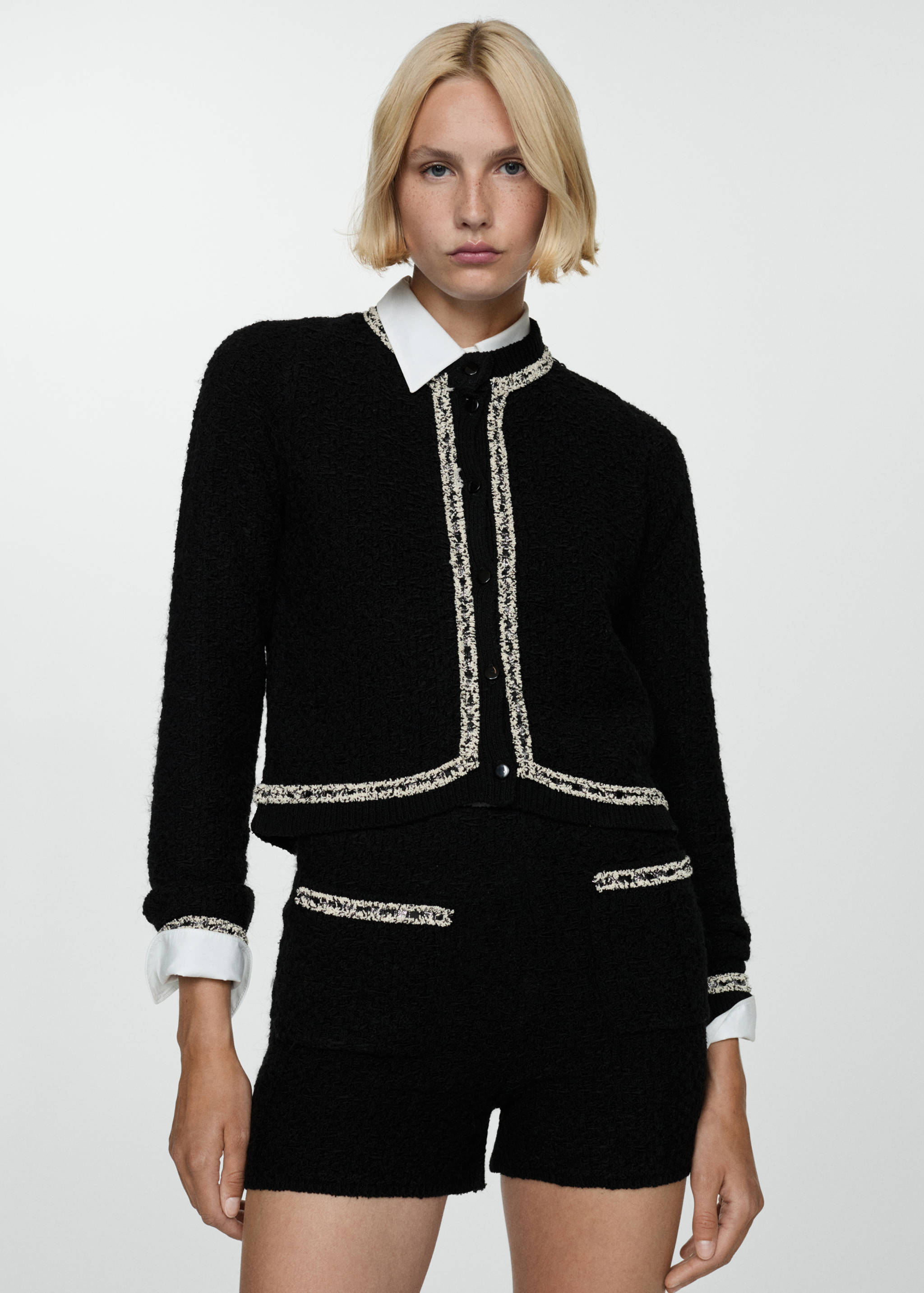 Short tweed poches - Plan moyen