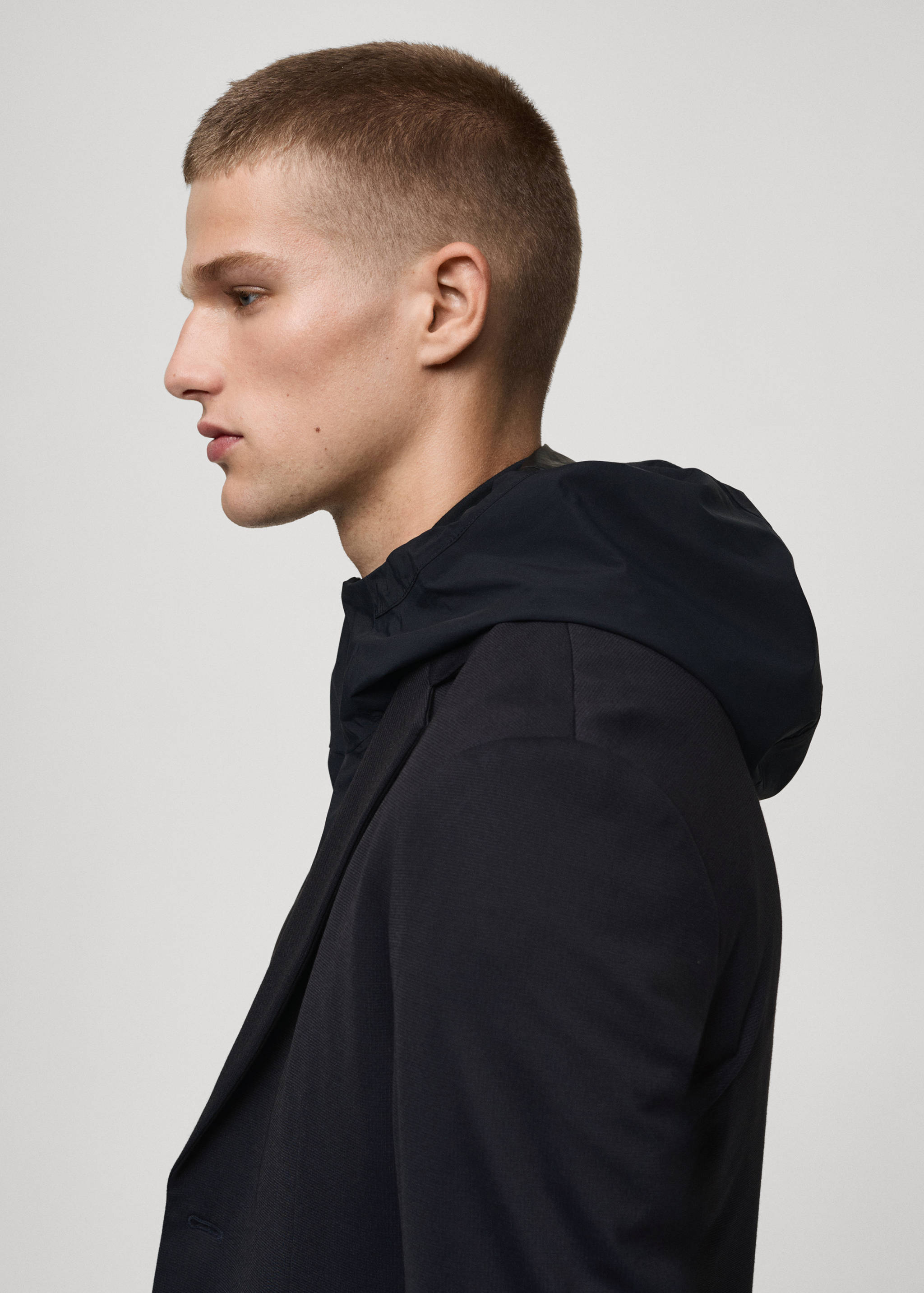 Немнущийся костюмный пиджак из ткани стретч - Деталь изделия 1