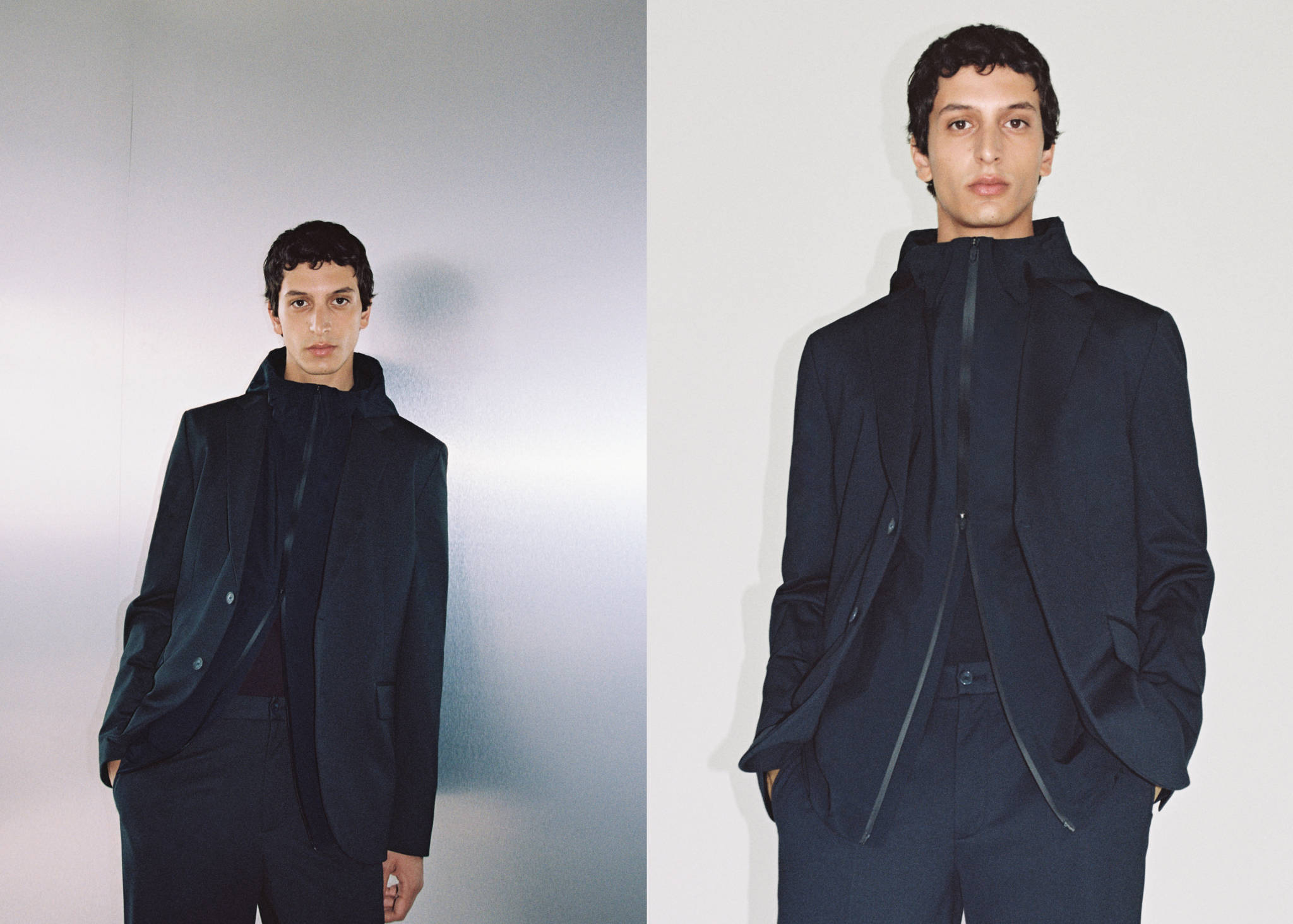 Stretch-fabric crease-resistant suit jacket - Panoramic plane