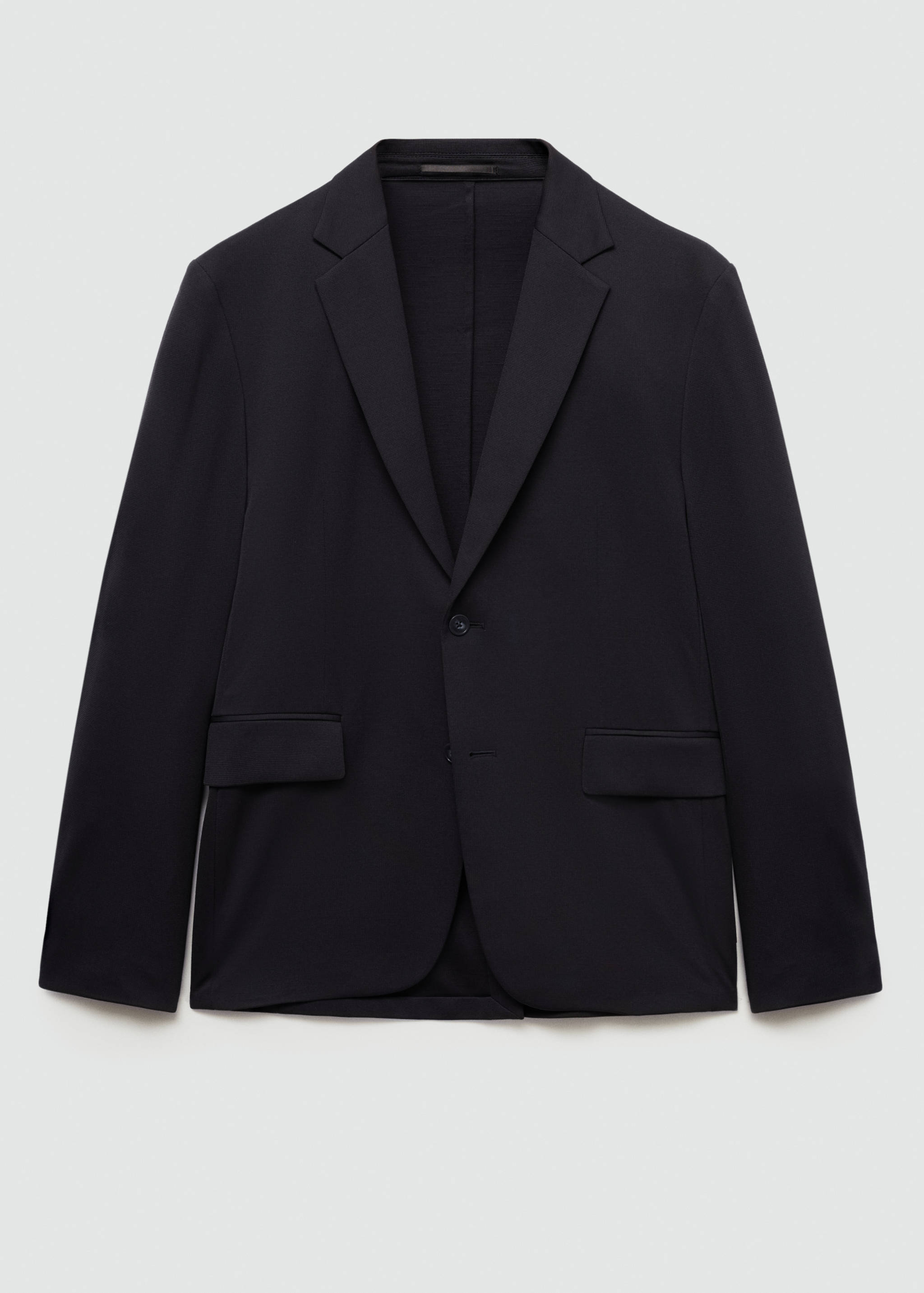 Немнущийся костюмный пиджак из ткани стретч - Изделие без модели