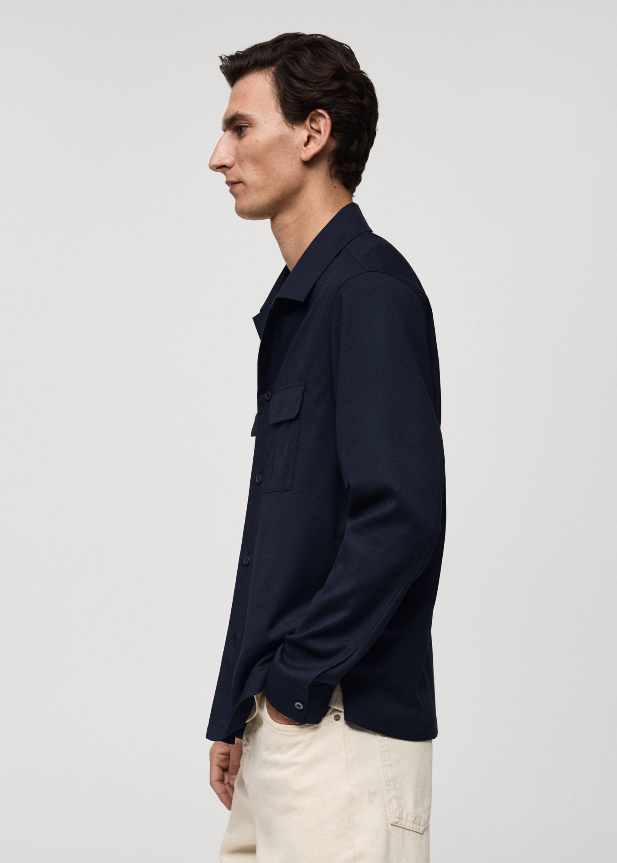 Sobrecamisa slim fit bolsillos - Detalle del artículo 2