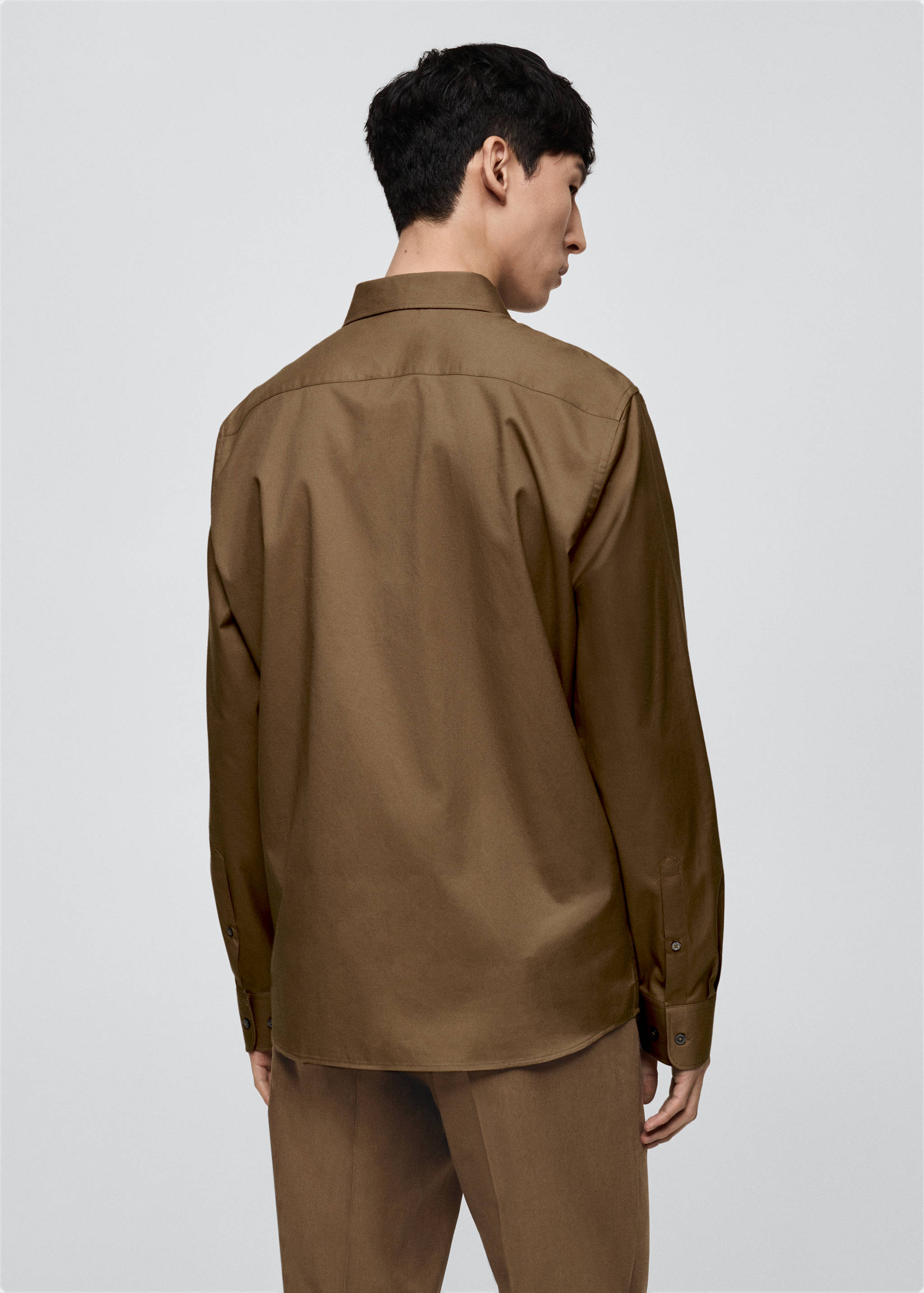 Chemise 100 % coton twill regular-fit - Verso de l’article