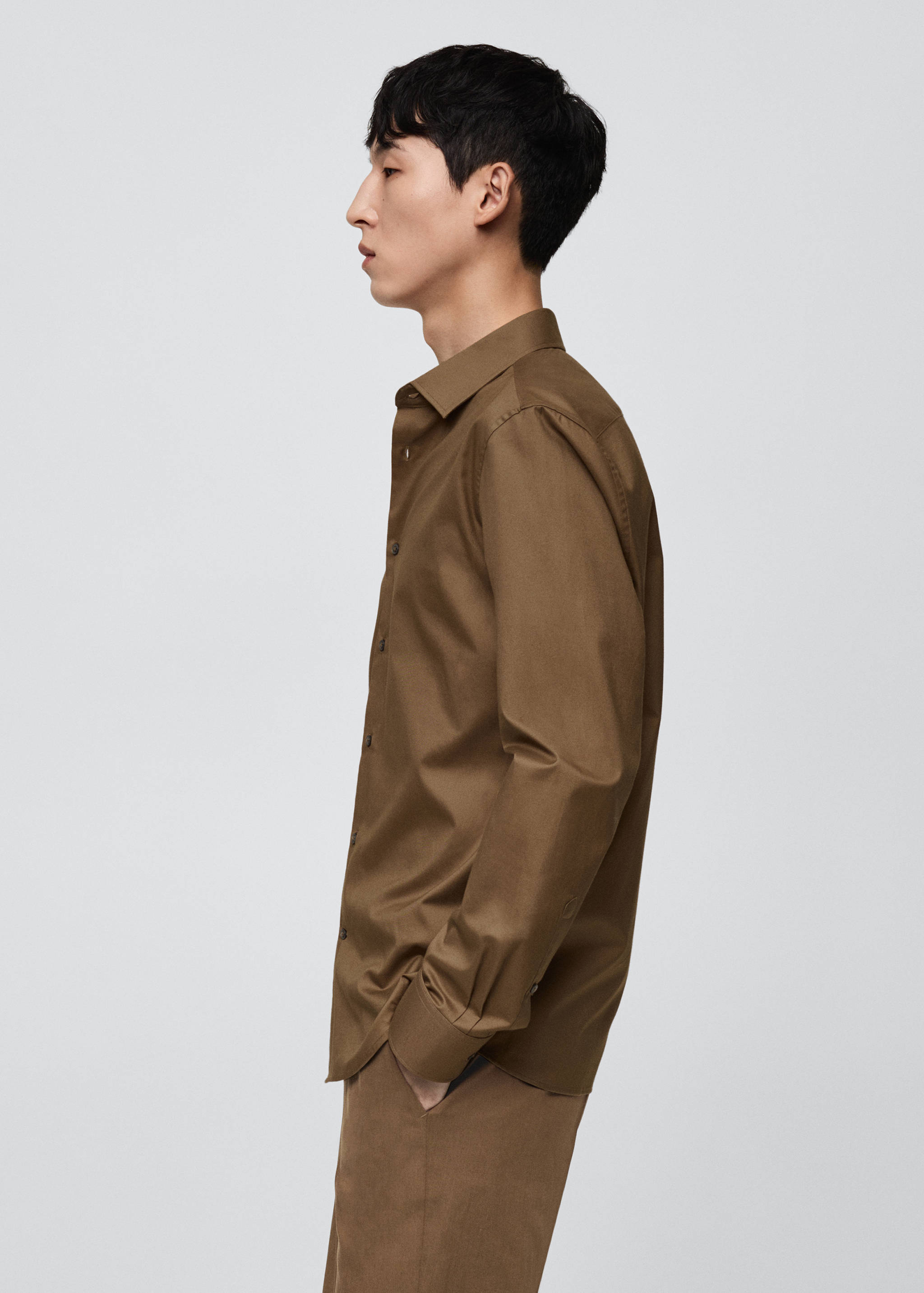 Chemise 100 % coton twill regular-fit - Détail de l'article 2