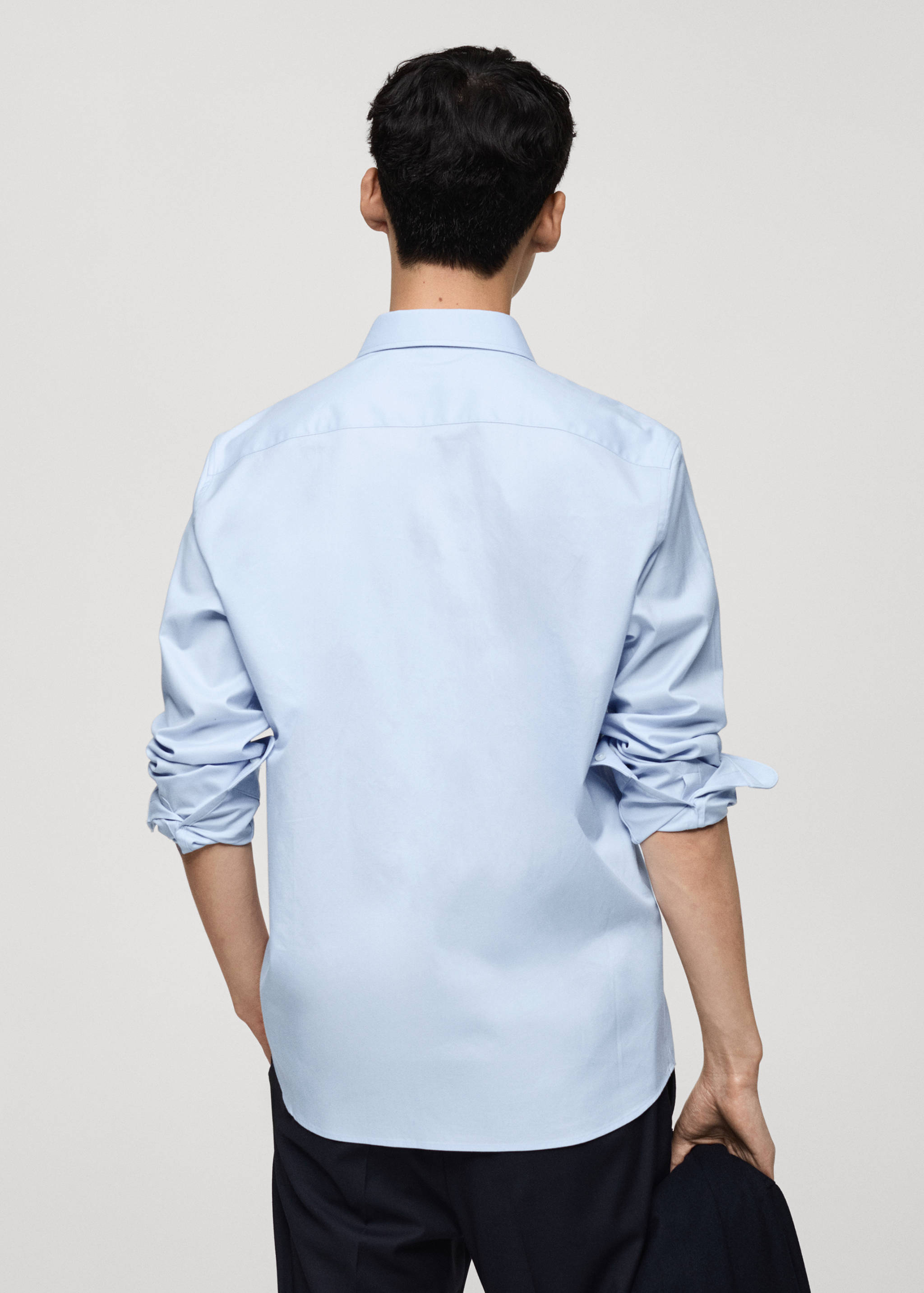 Chemise 100 % coton twill regular-fit - Verso de l’article