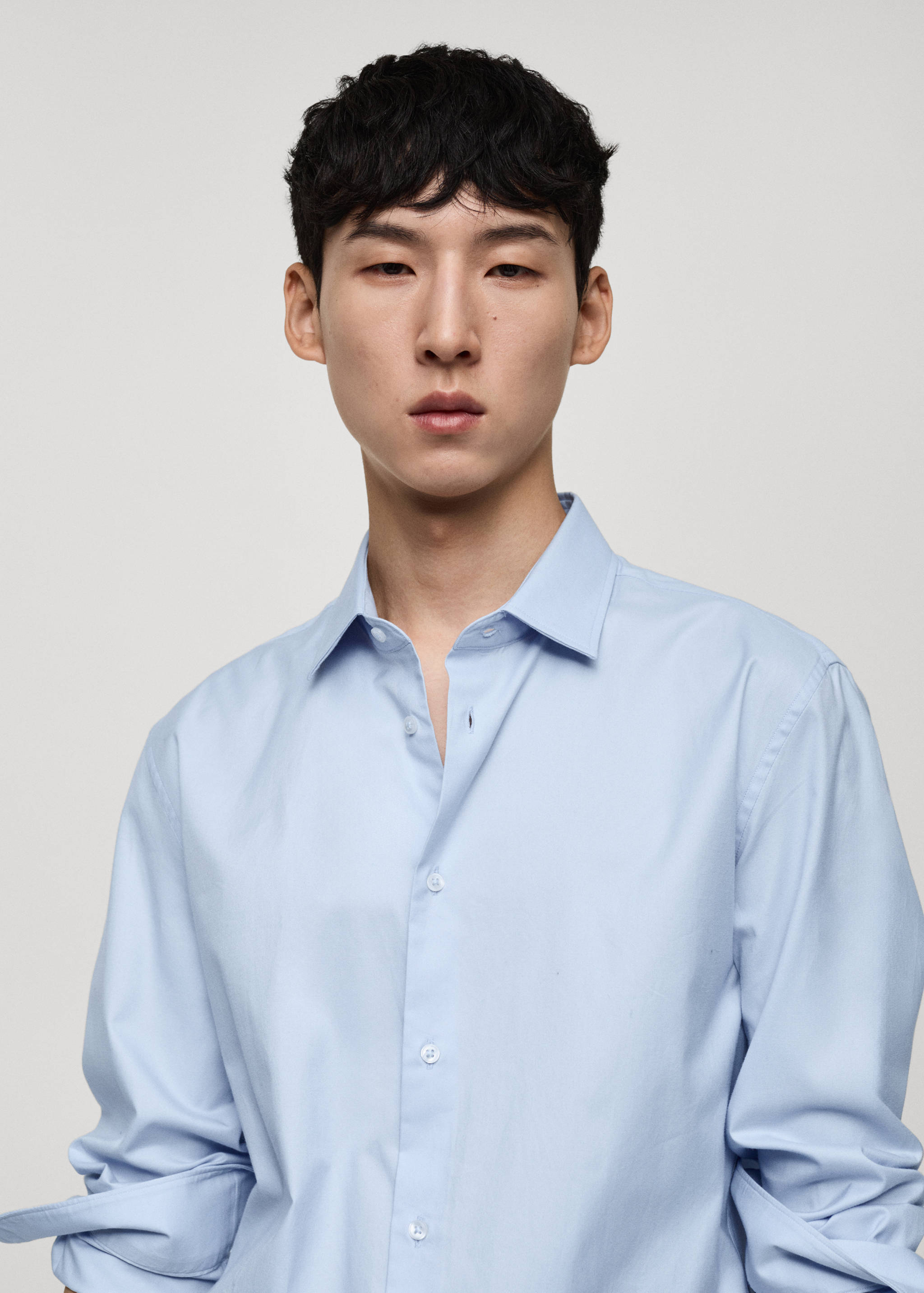 Chemise 100 % coton twill regular-fit - Détail de l'article 1