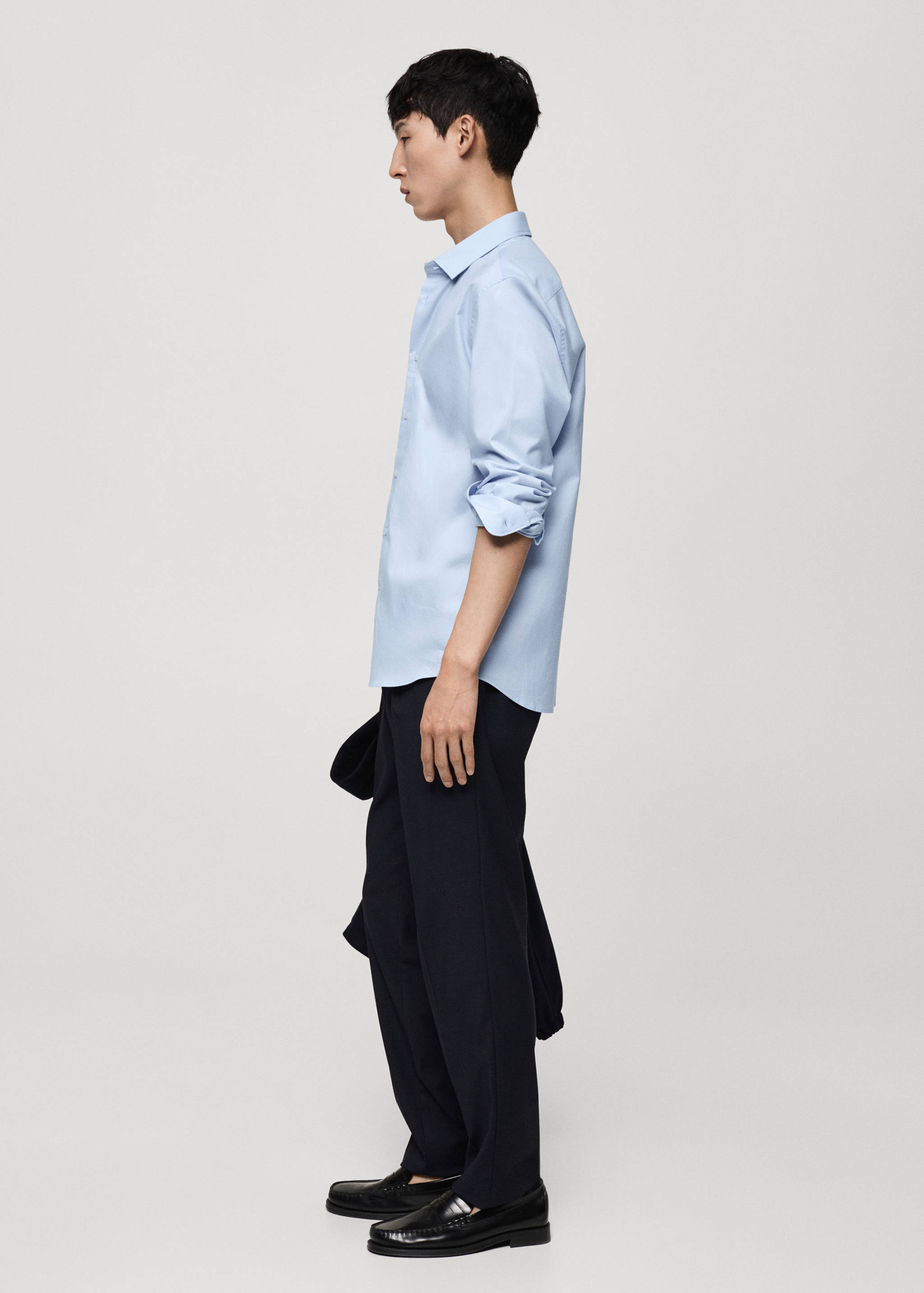 Chemise 100 % coton twill regular-fit - Détail de l'article 2