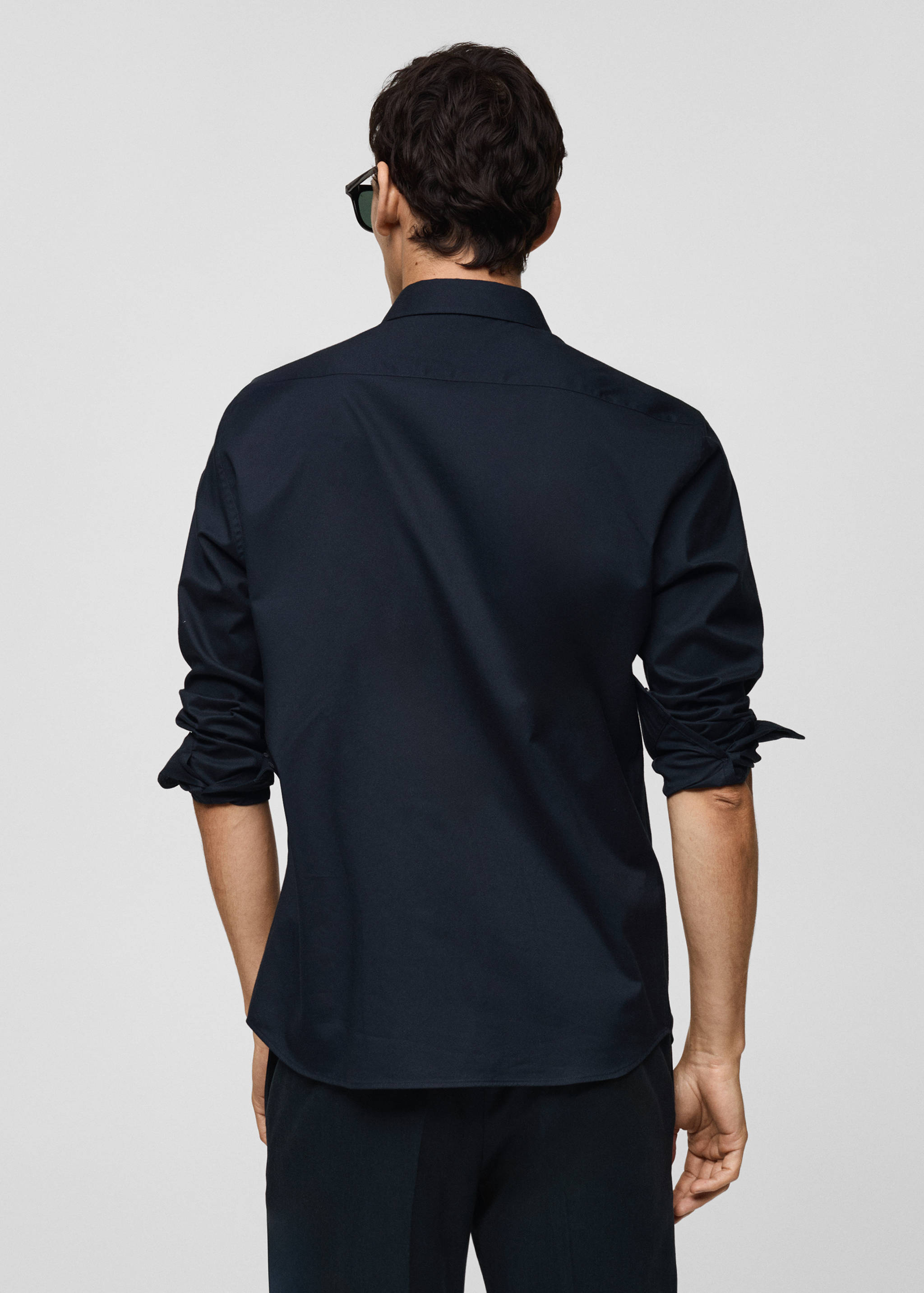 Chemise 100 % coton twill regular-fit - Verso de l’article
