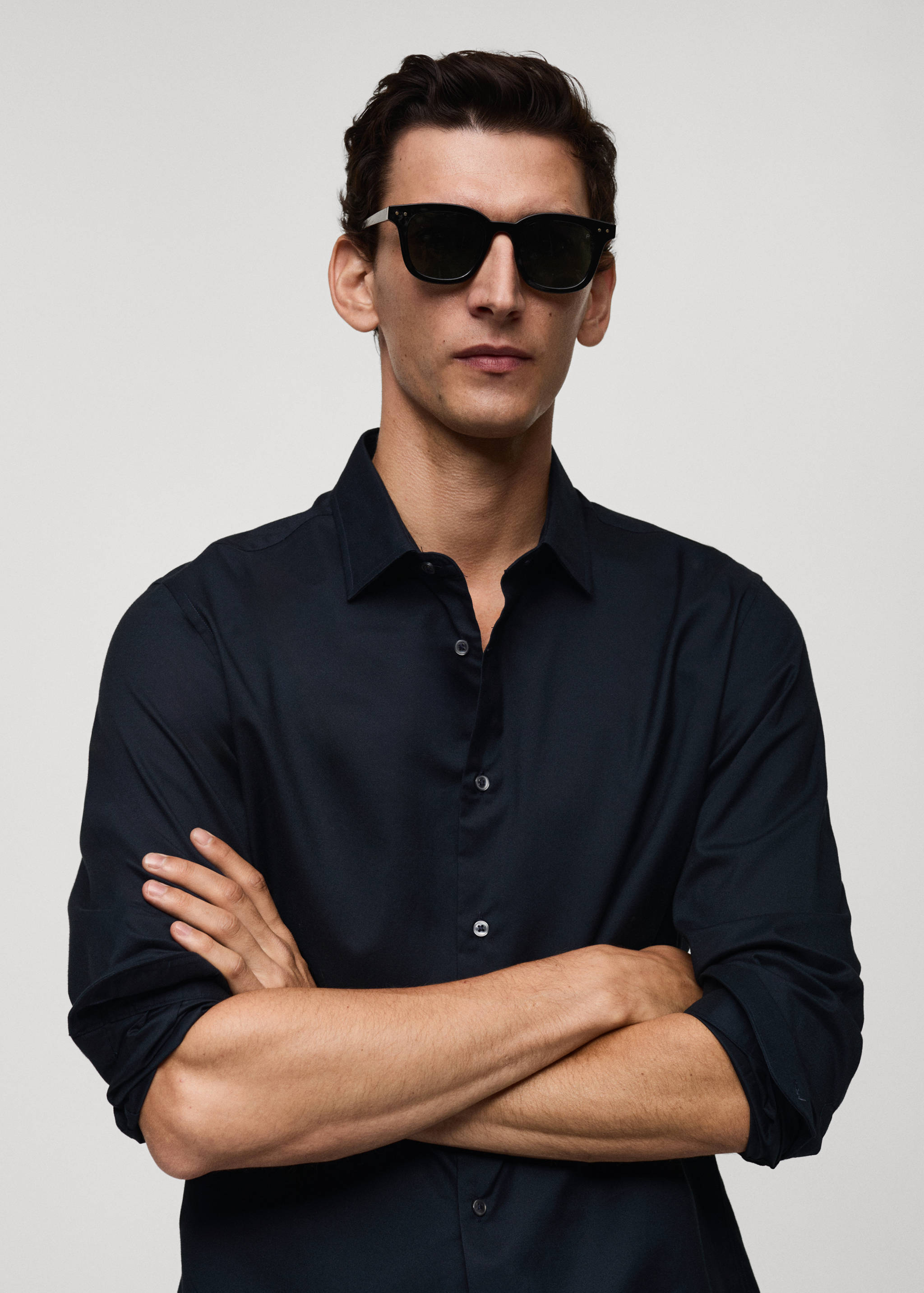 Chemise 100 % coton twill regular-fit - Détail de l'article 1