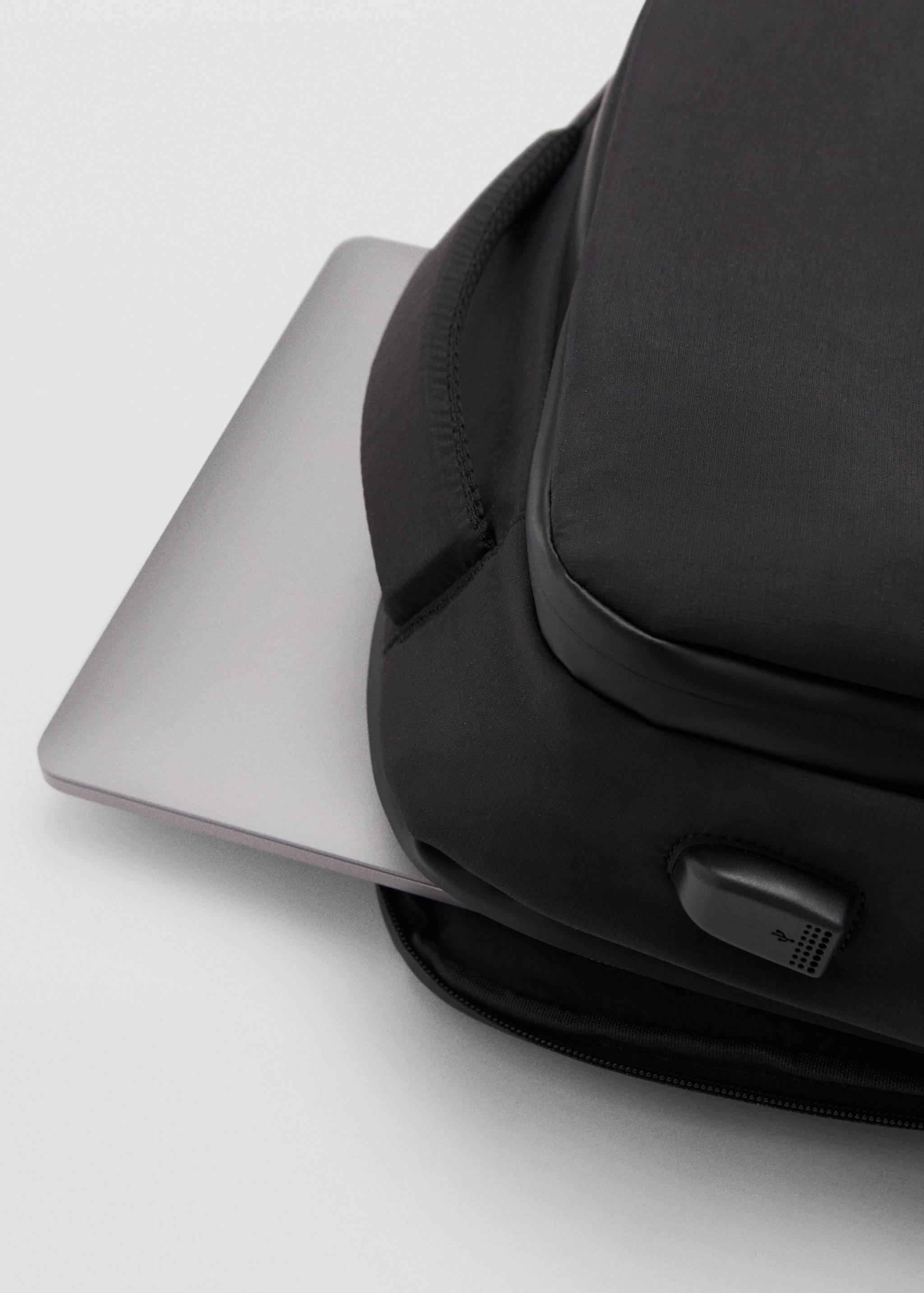 防水USB接口双肩包 - null