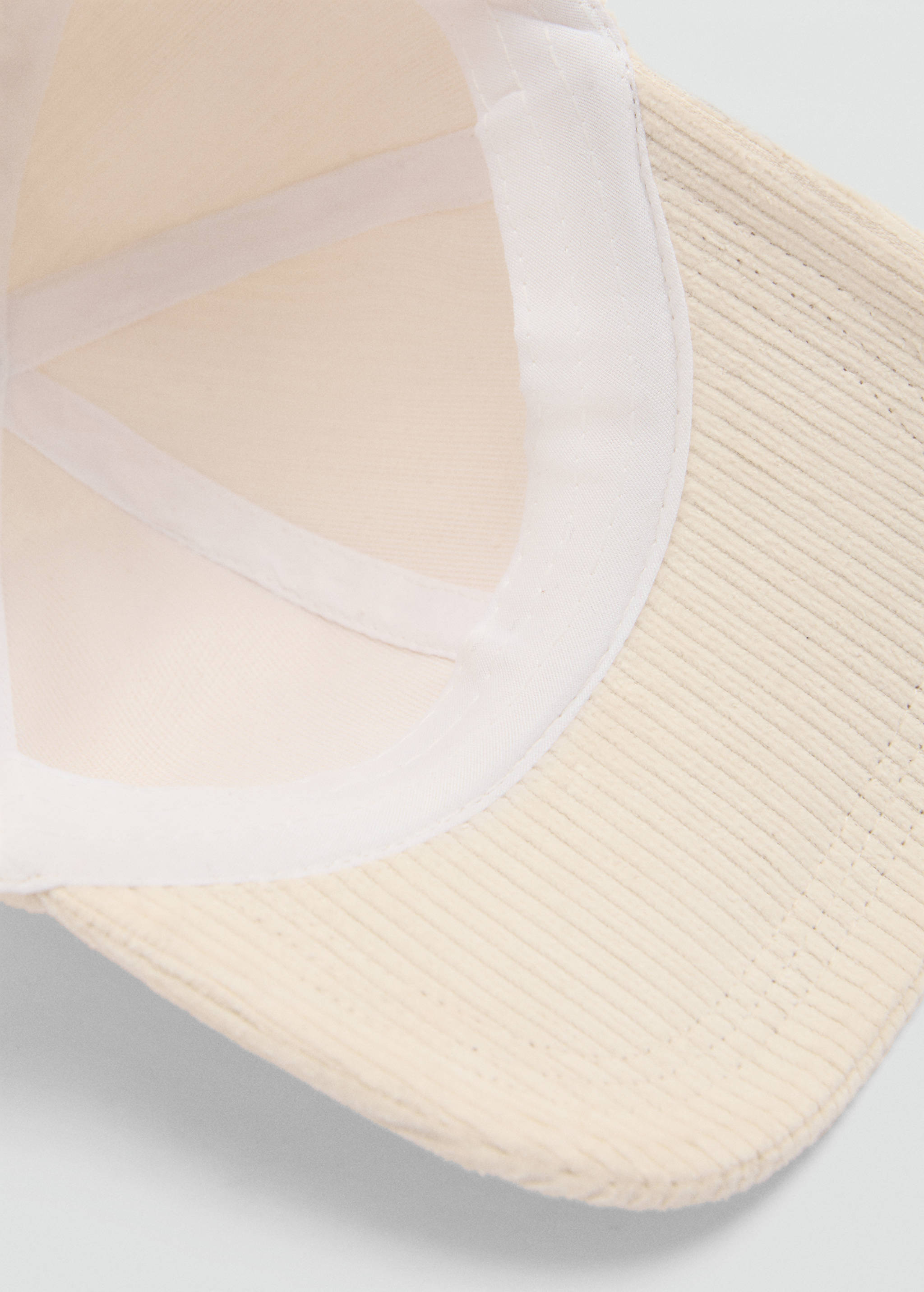 Corduroy cap - Details of the article 1