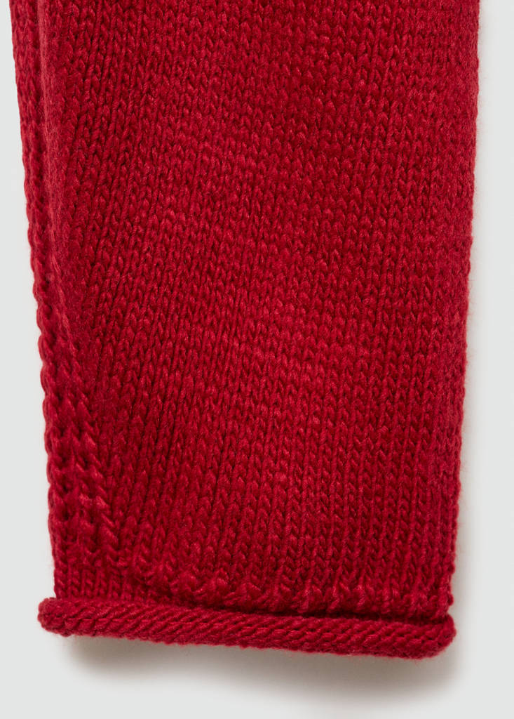Knit sweater — Red