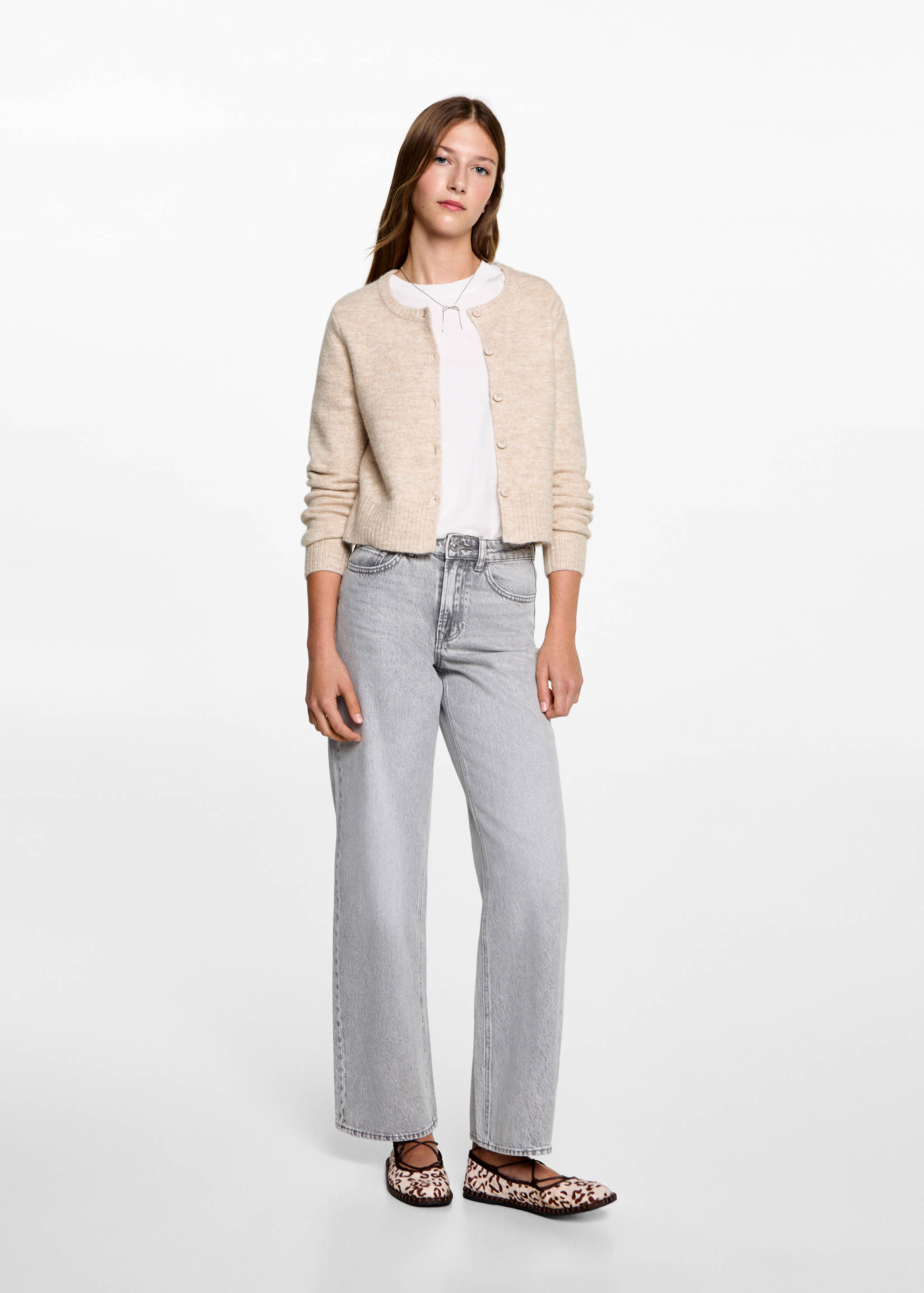 Button knit cardigan - General plane