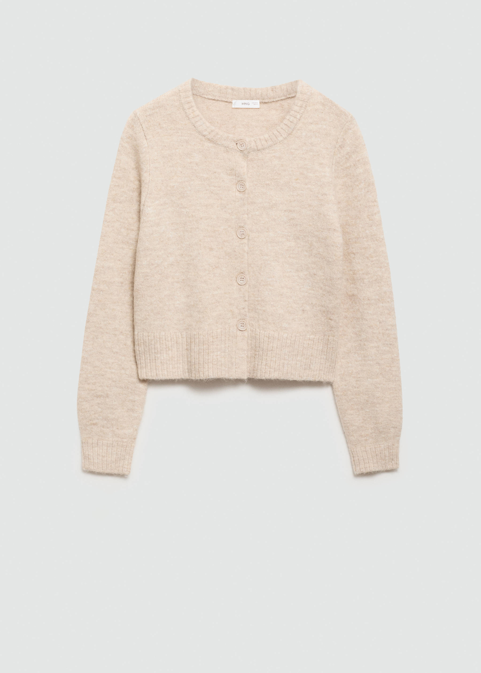 Button knit cardigan - Article without model