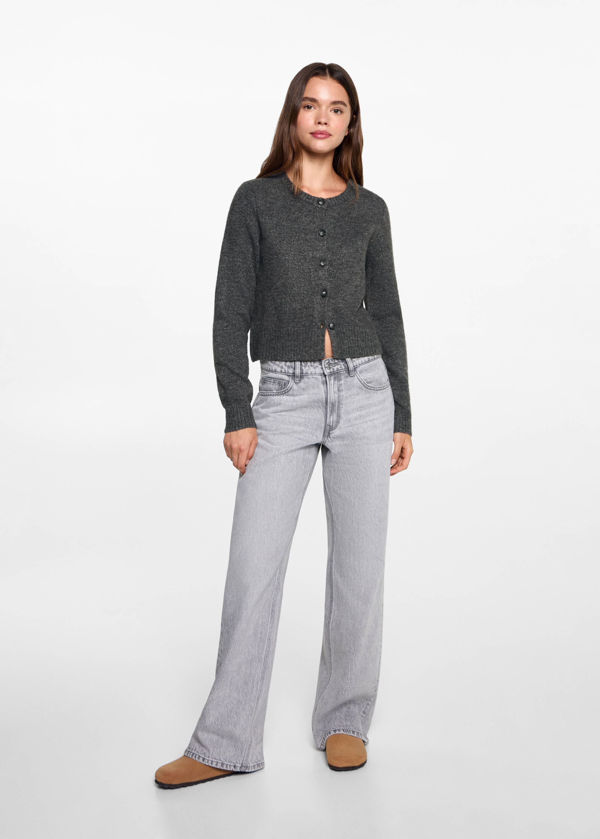 Button knit cardigan - General plane