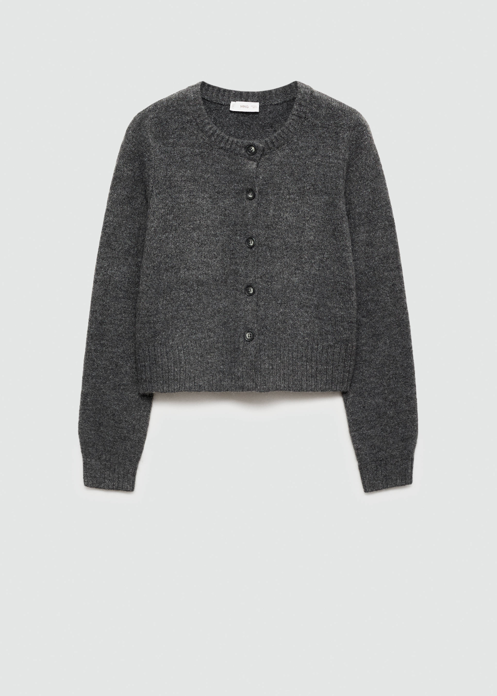 Button knit cardigan - Article without model