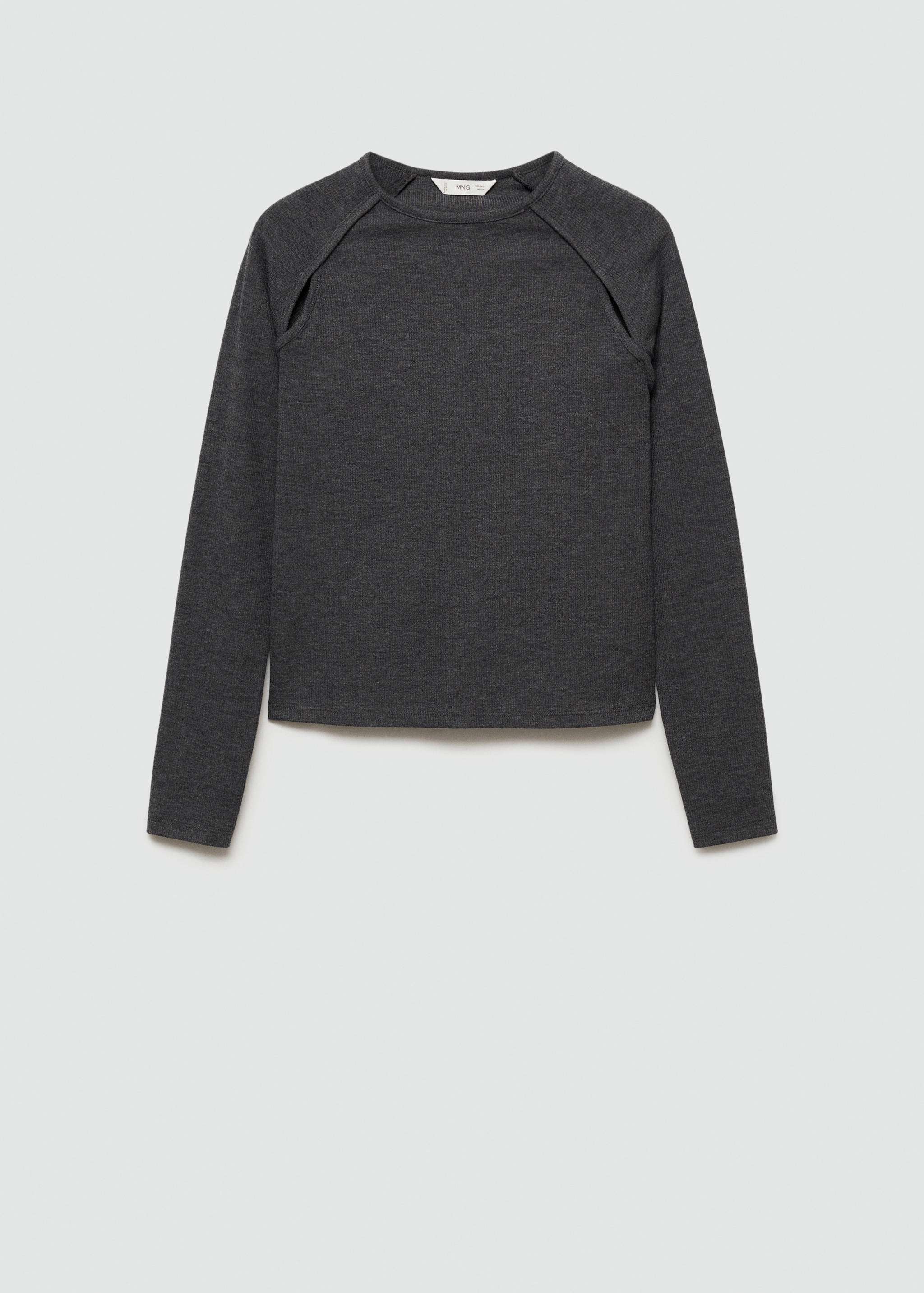 Long-sleeve t-shirt with cut-out - Article without model