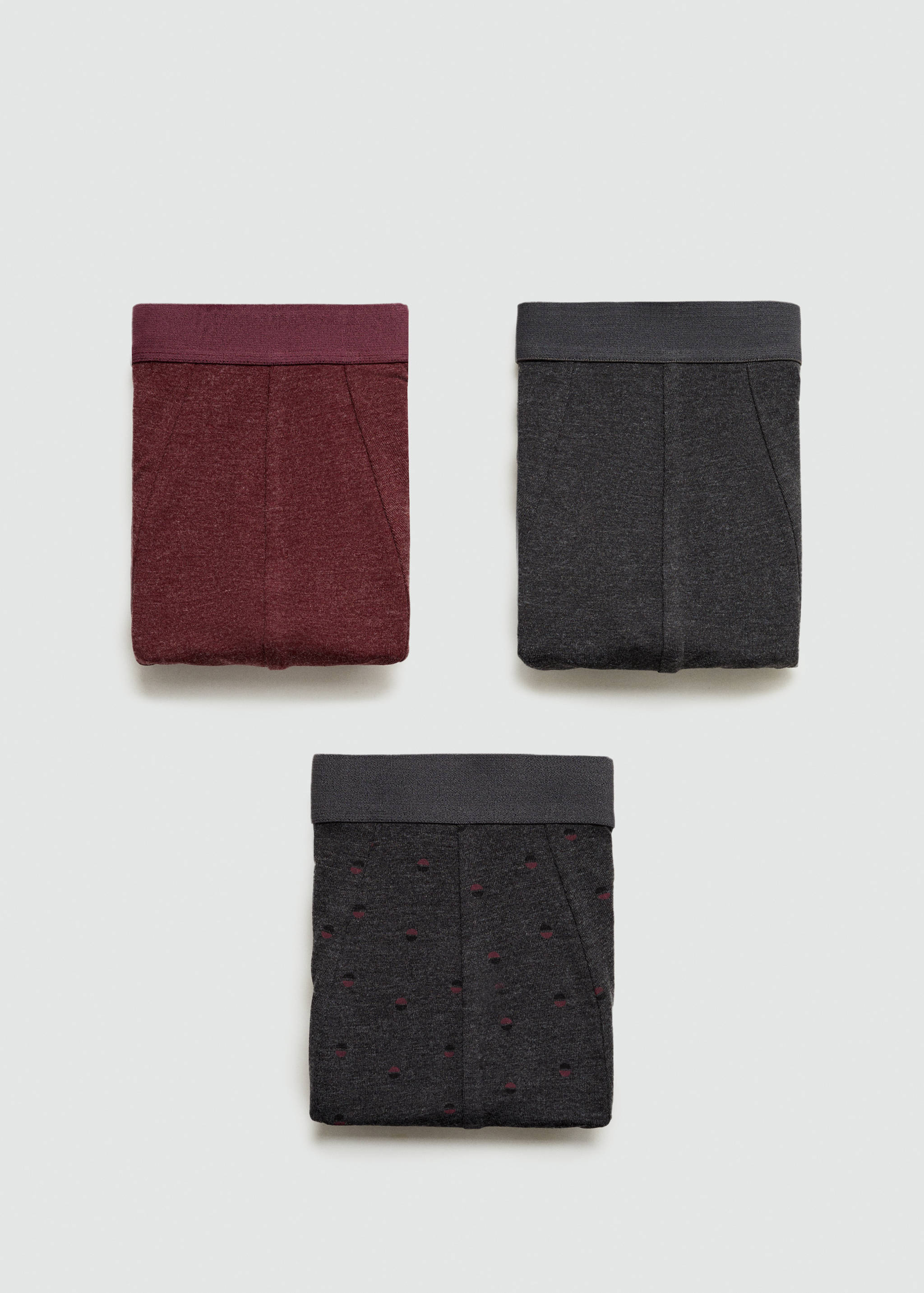 3件混合三角裤组合 - null