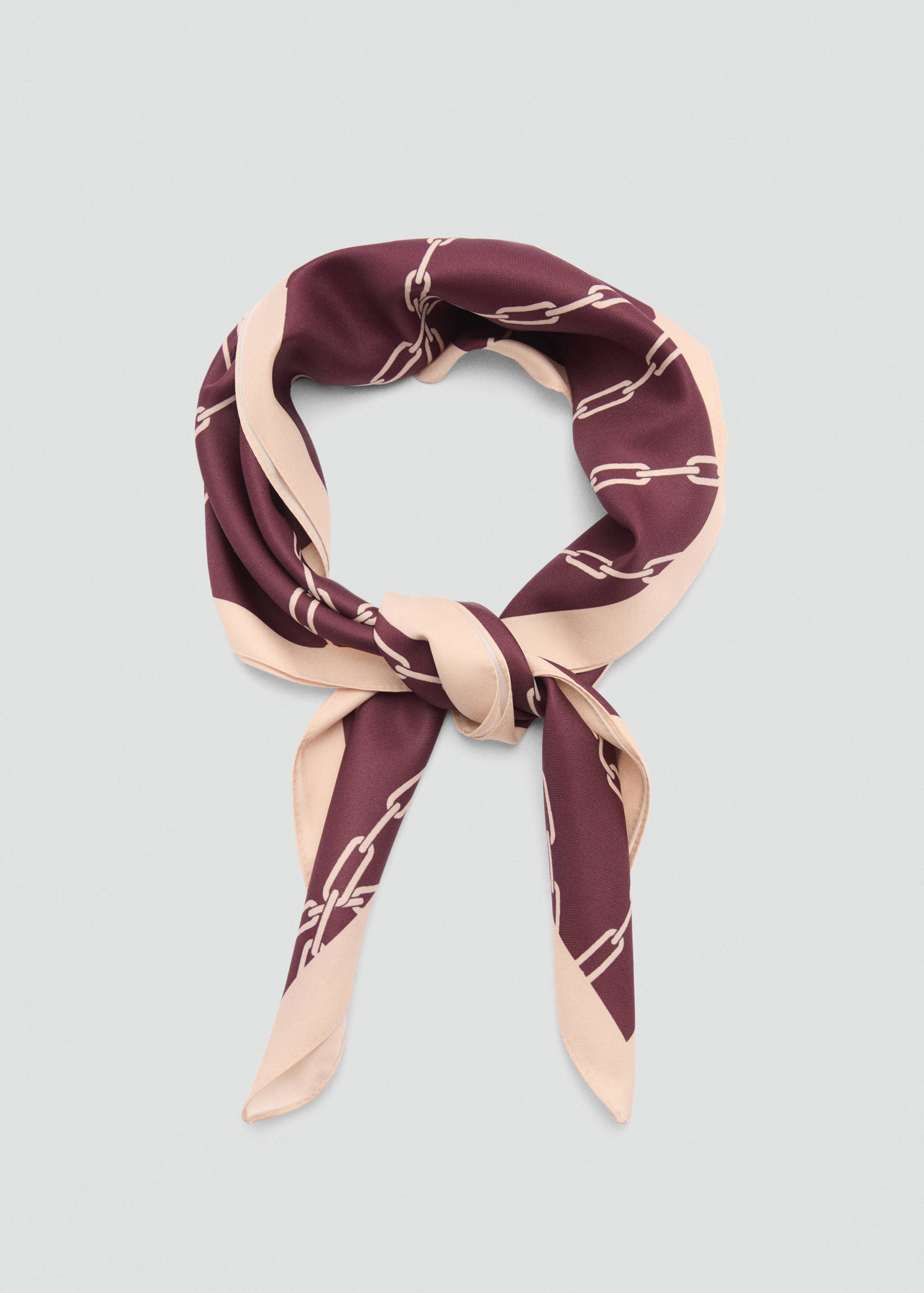 Chain-print scarf - Details of the article 1