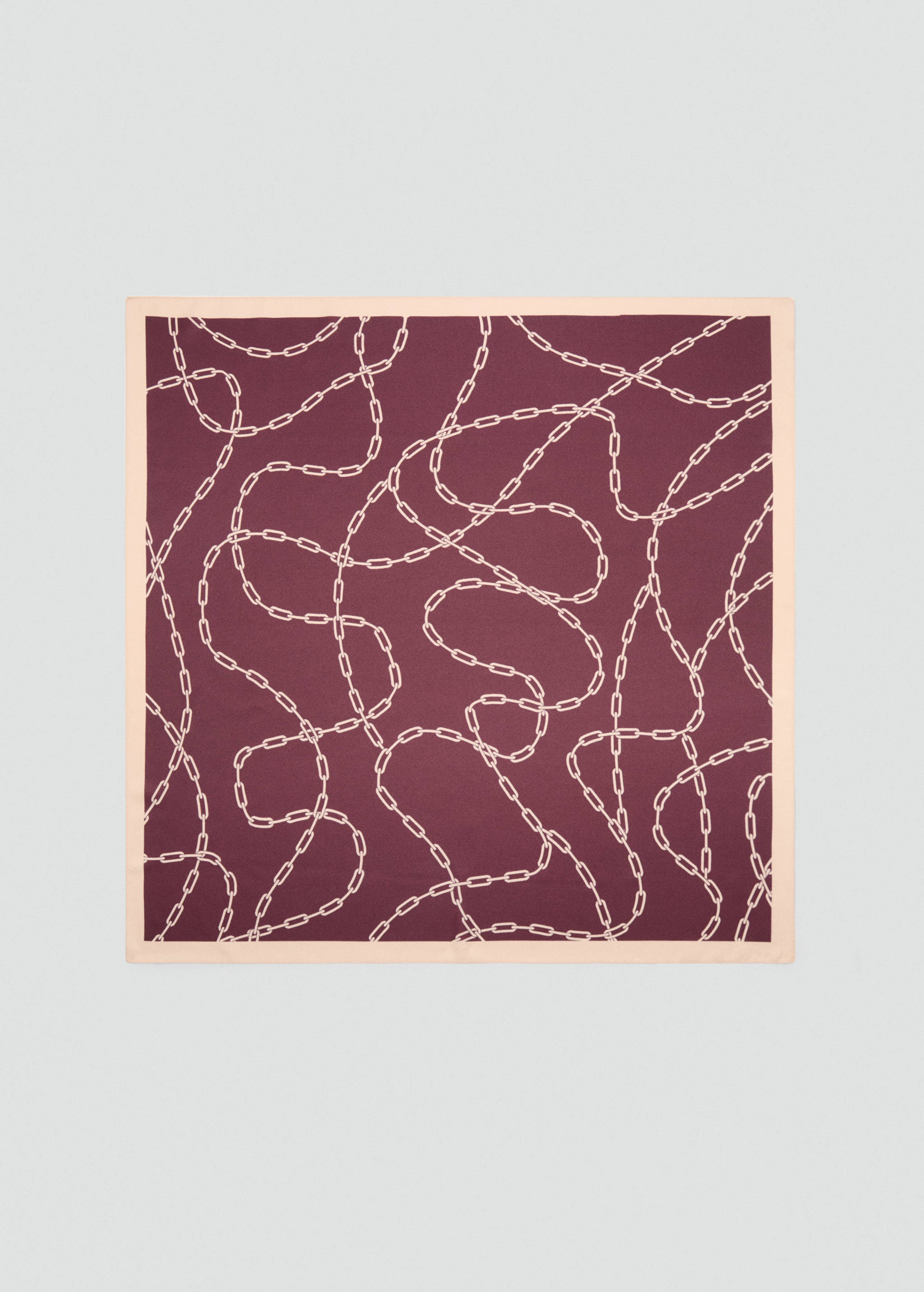 Chain-print scarf - Article without model