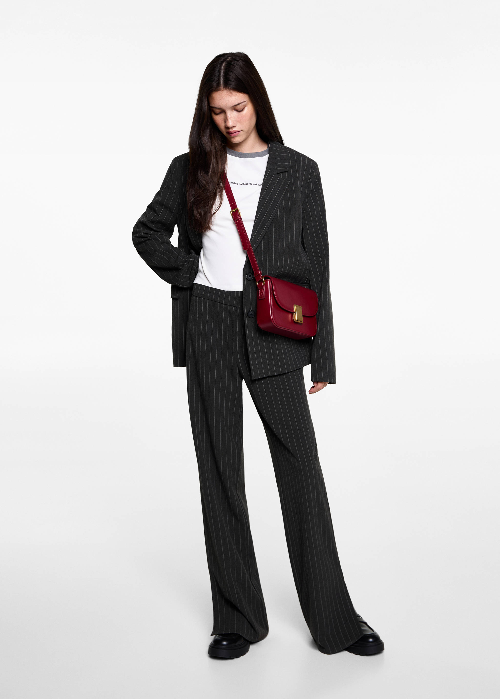 Striped suit trousers - General plane