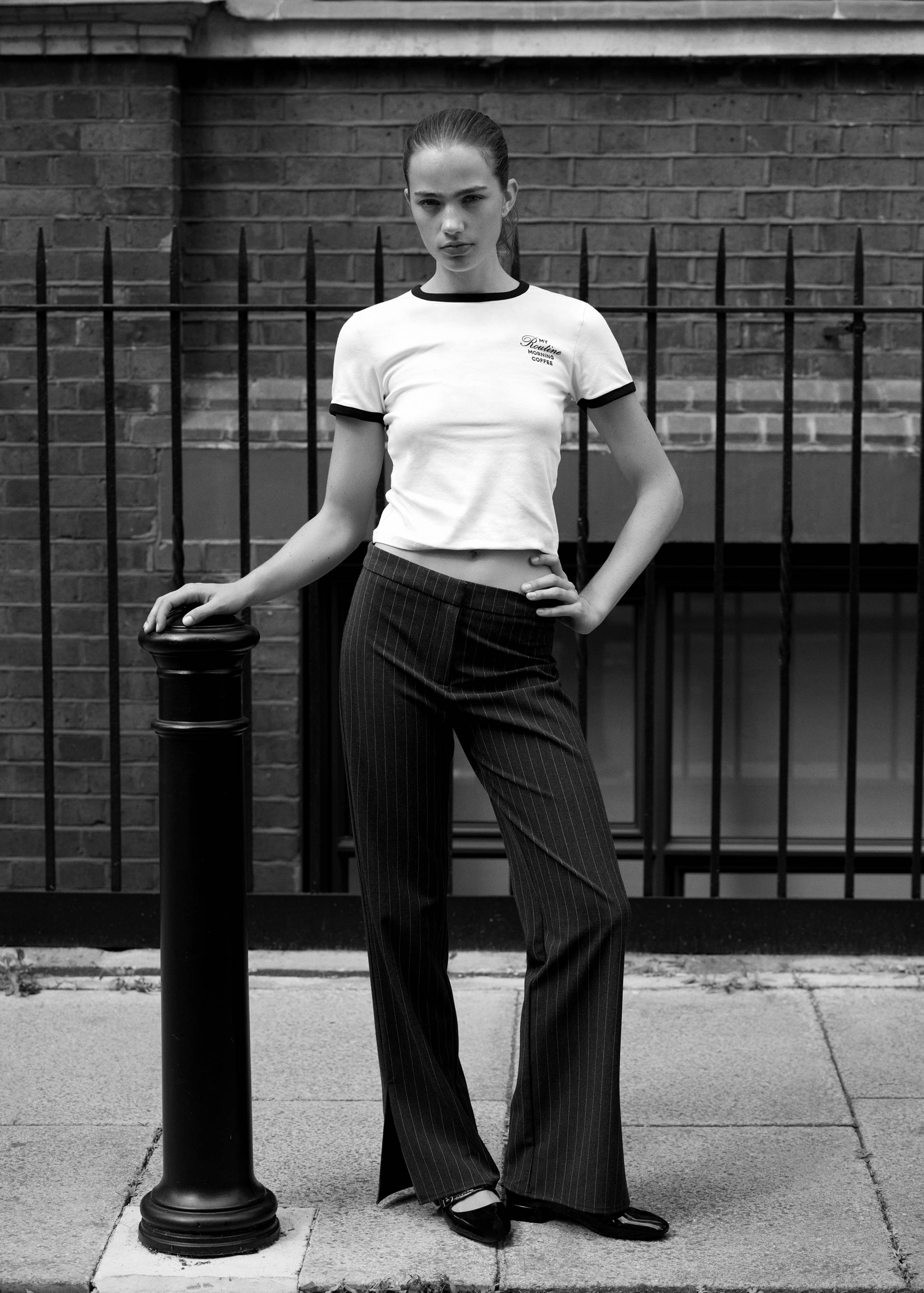 Striped suit trousers - Details of the article 5