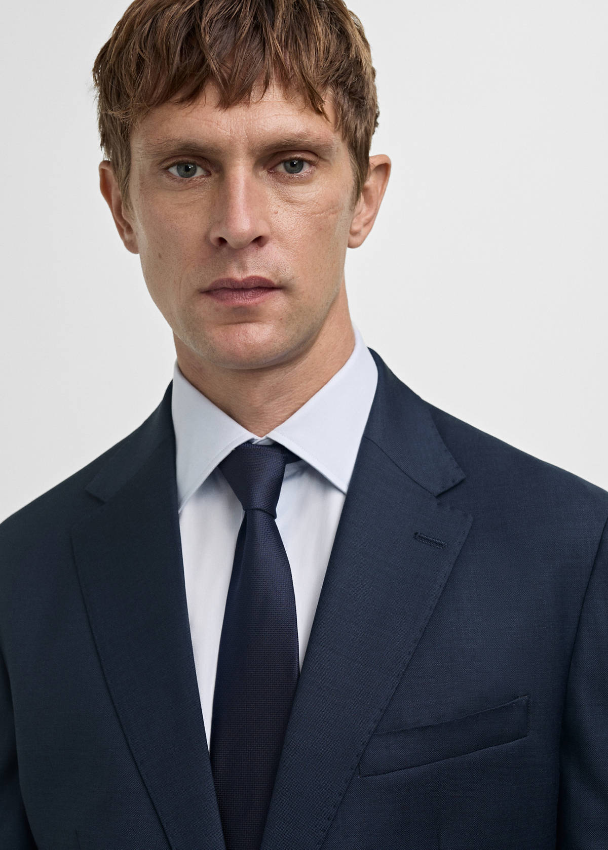 Venice 100% virgin wool suit jacket — Dark Navy
