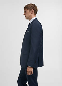 Venice 100% virgin wool suit jacket — Dark Navy 20