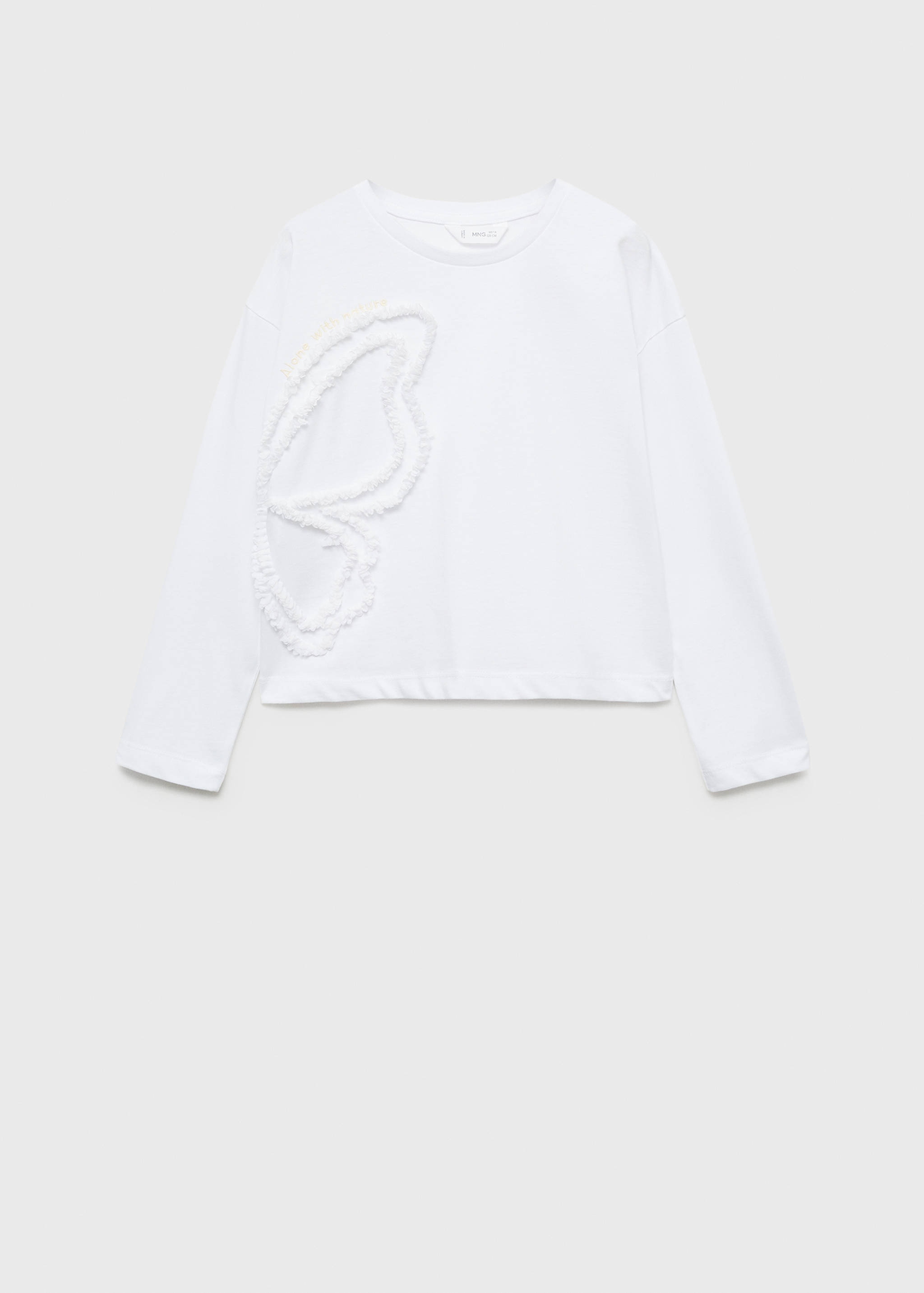 Embroidered detail T-shirt - Article without model