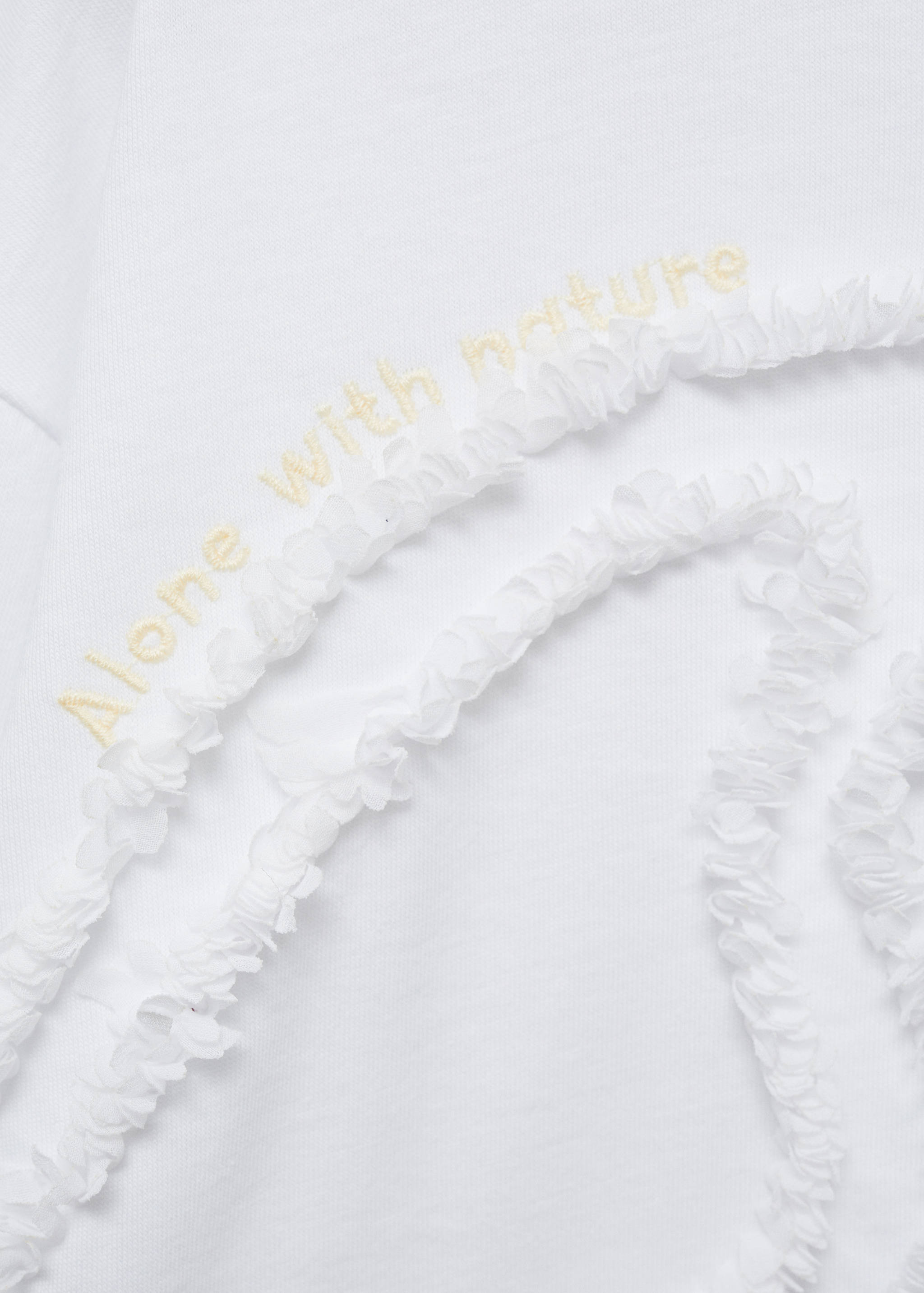 Embroidered detail T-shirt - Details of the article 0