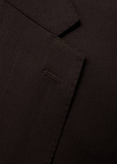 Venice 100% virgin wool suit jacket — Brown 9