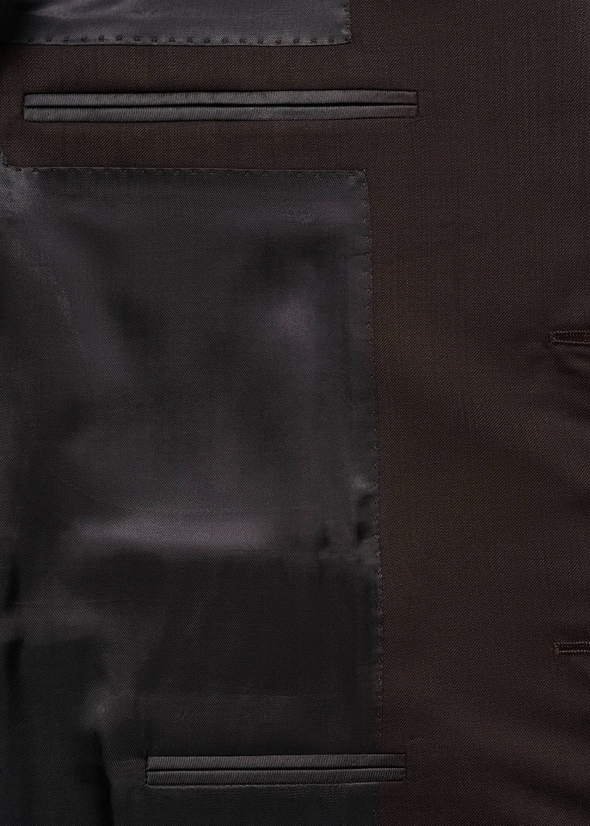 Venice 100% virgin wool suit jacket — Brown