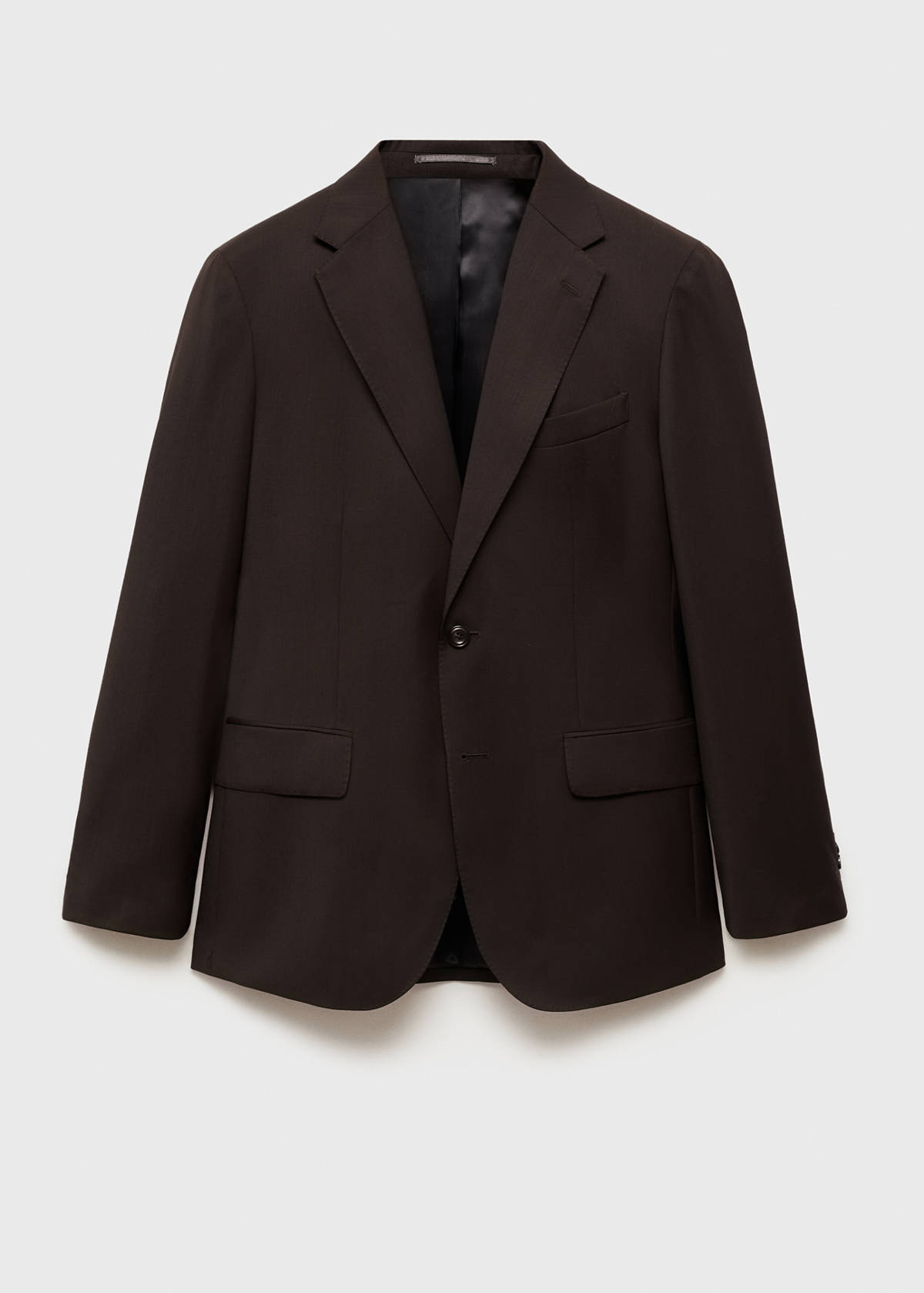 Venice 100% virgin wool suit jacket — Brown