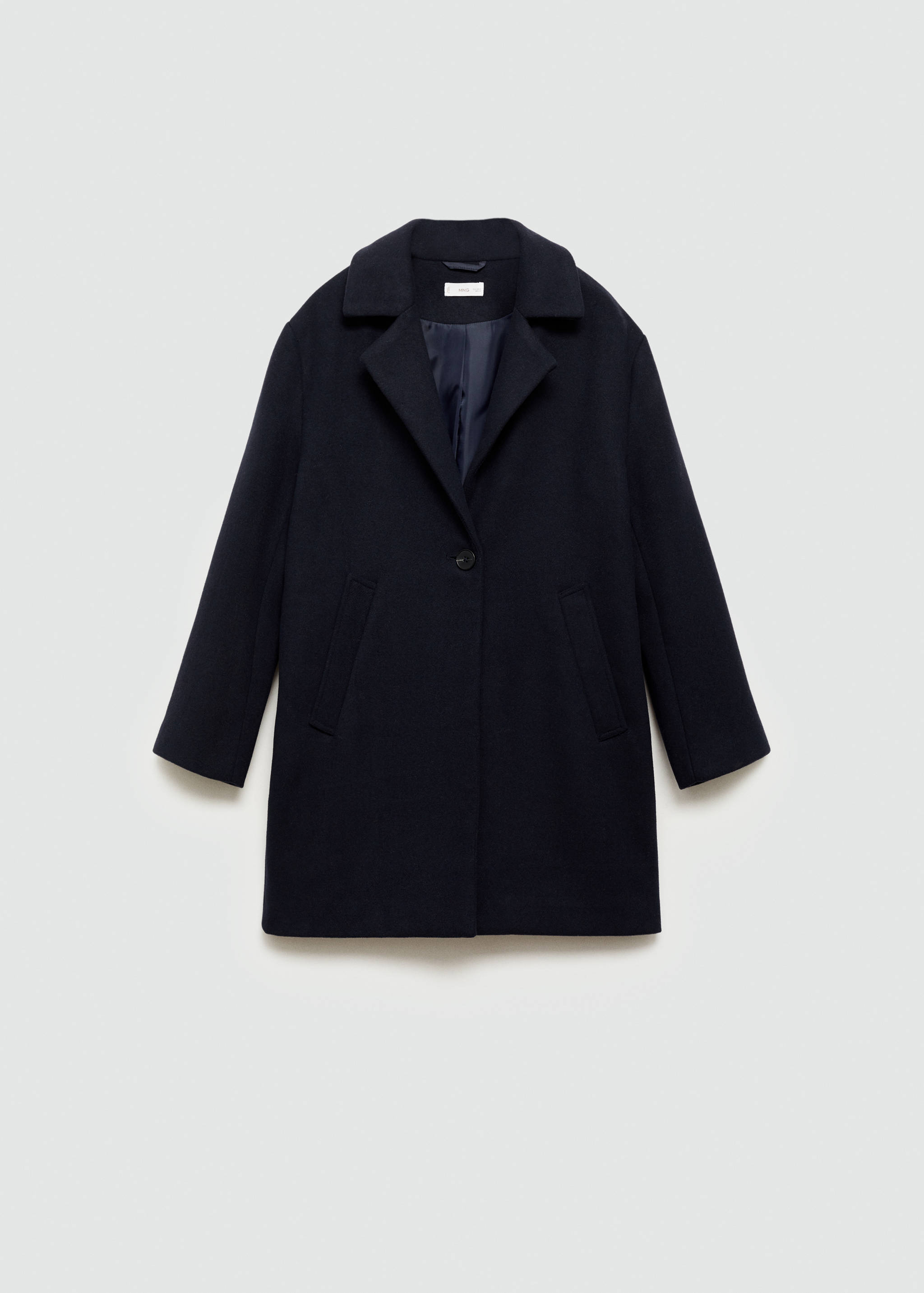 Cloth coat with pockets - Article without model