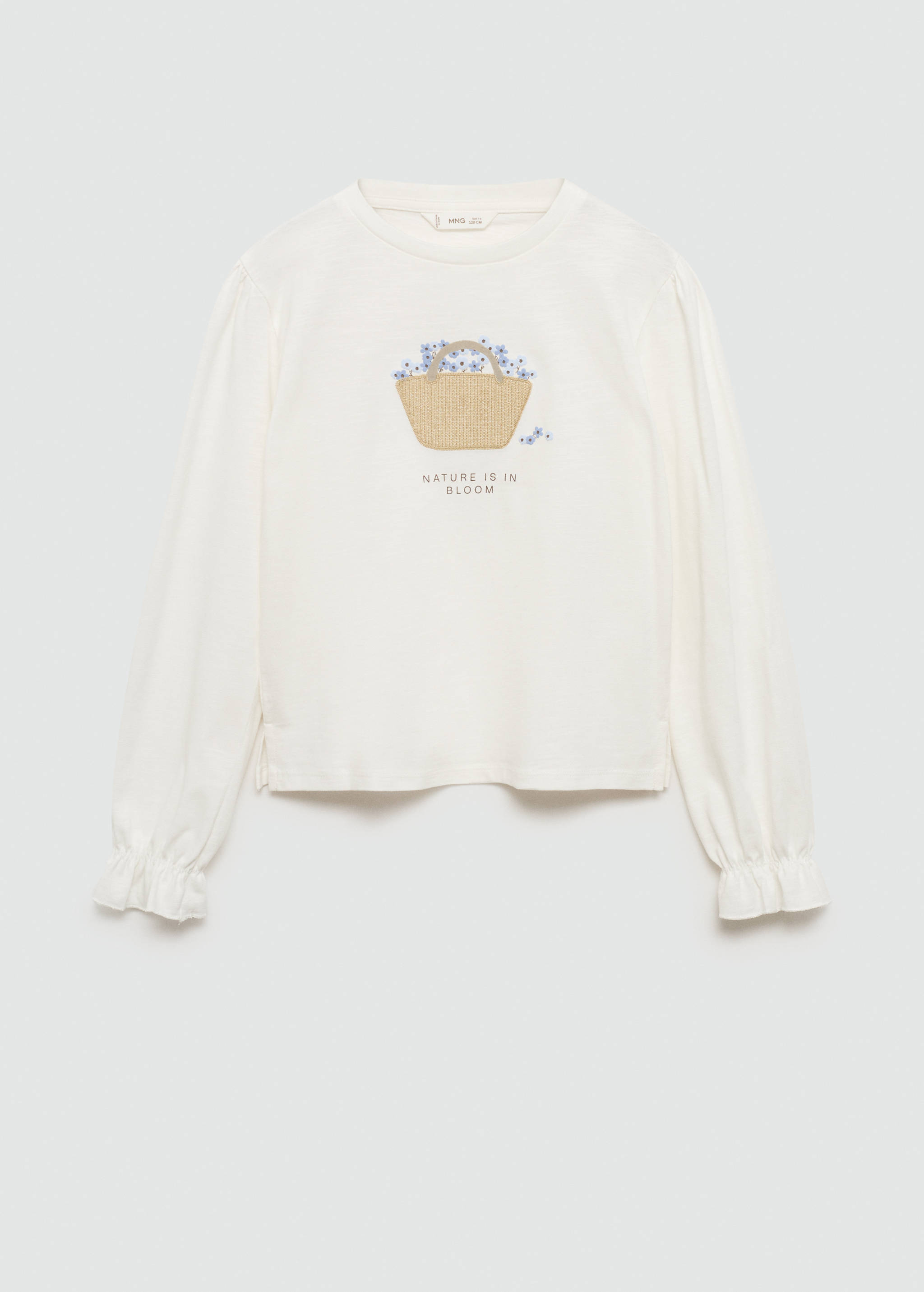 Desenli uzun kollu tişört - Modelsiz ürün