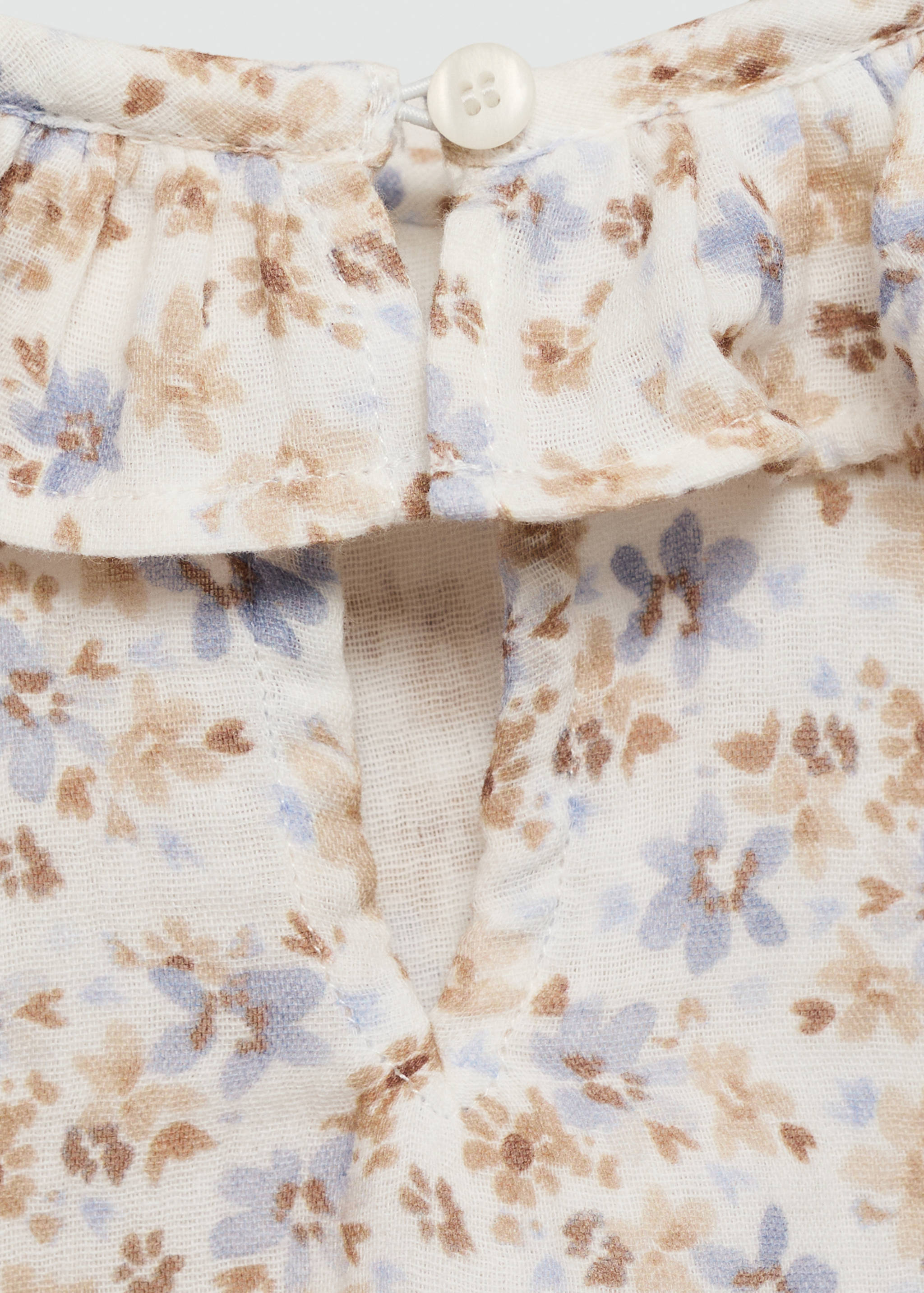 Floral ruffled blouse - Details of the article 0