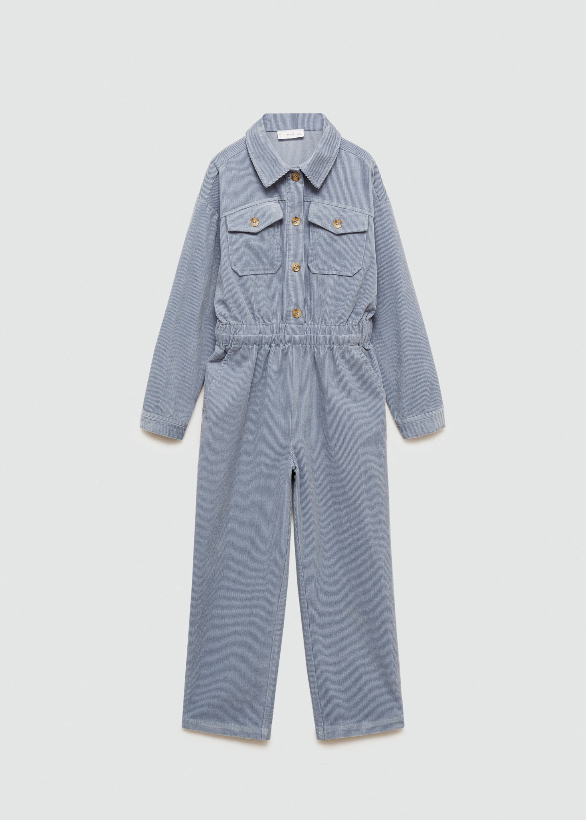 Corduroy long jumpsuit - Article without model