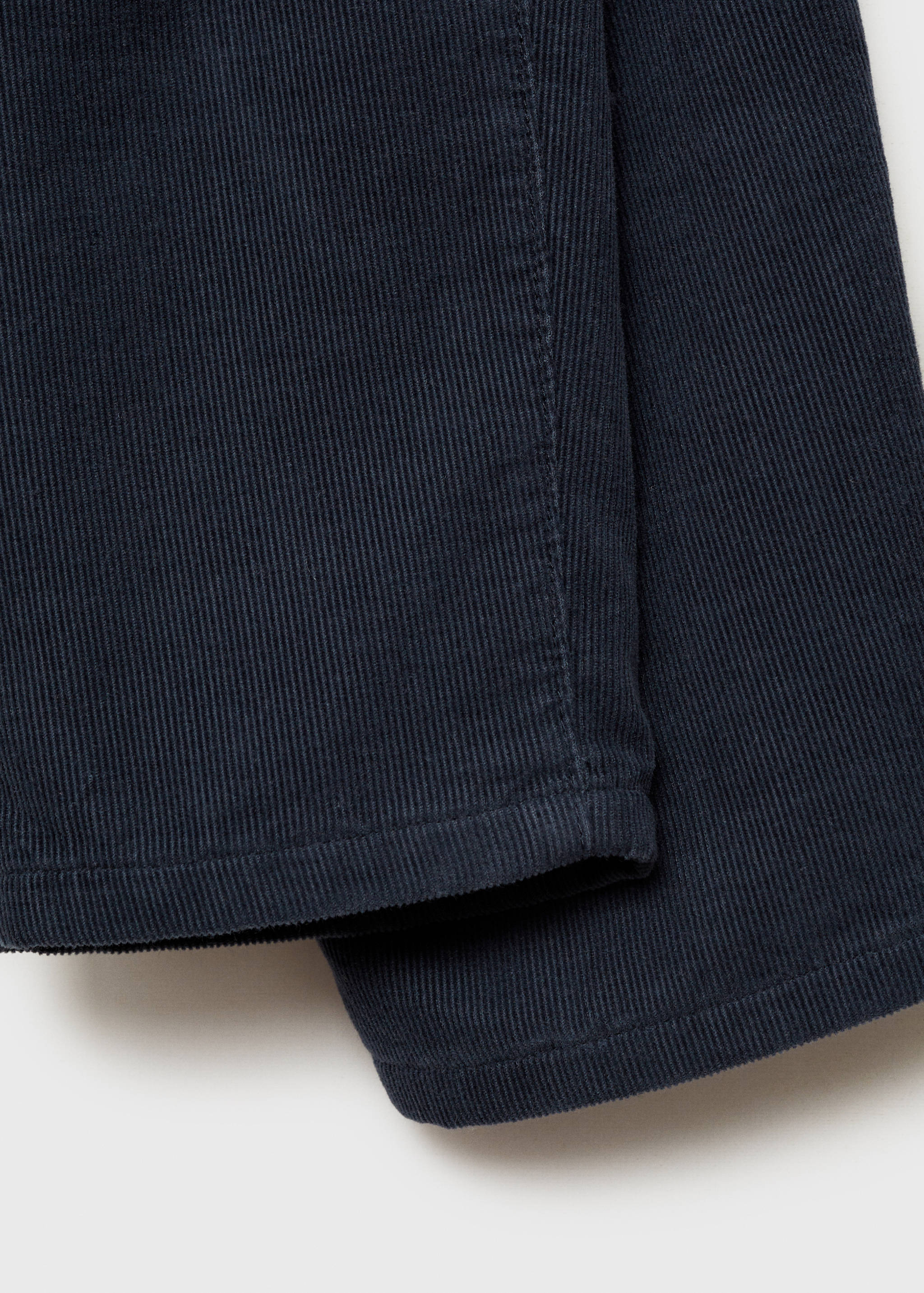 Buttoned corduroy trousers - Details of the article 0