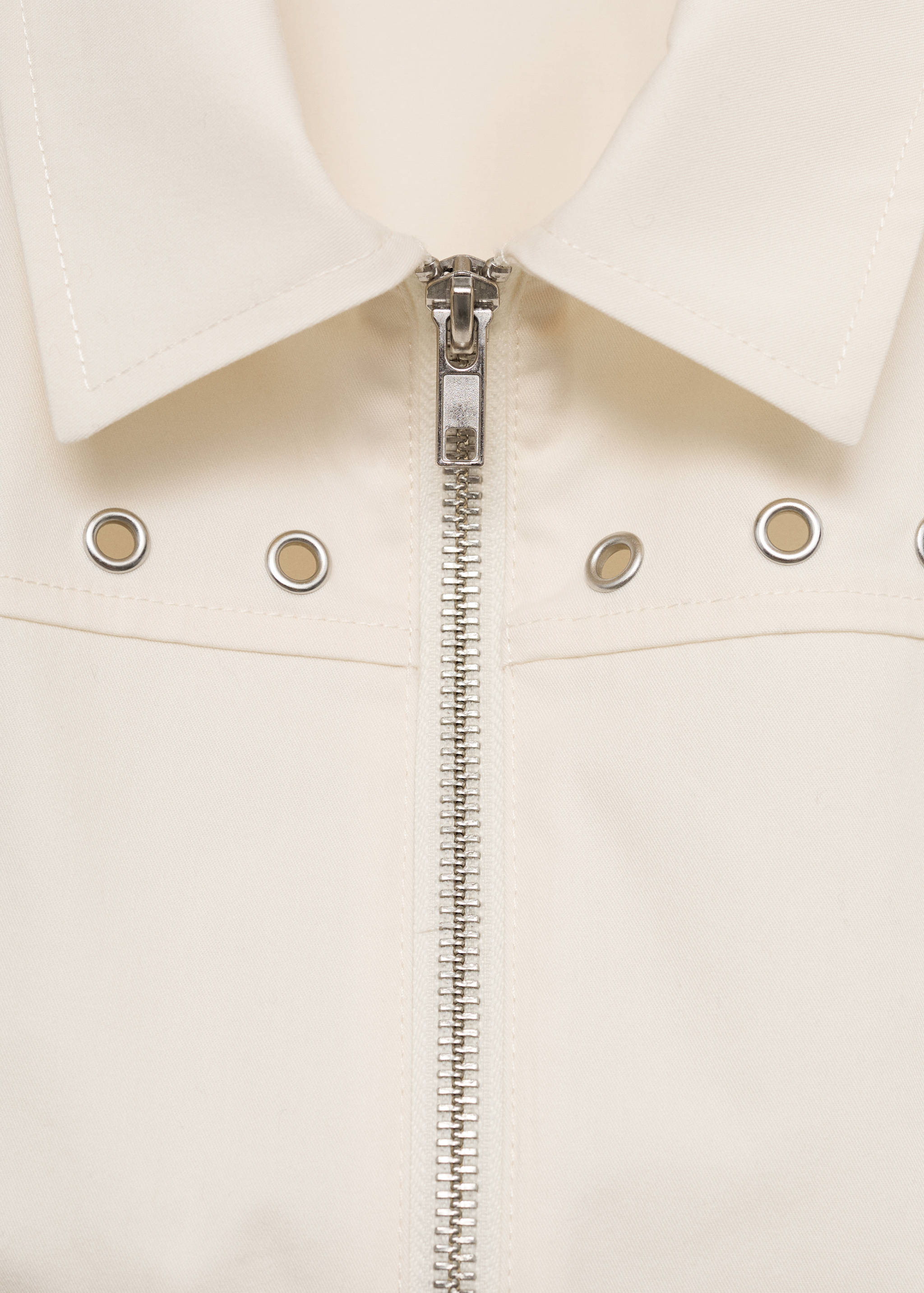 Studded top with zip - Details of the article 8