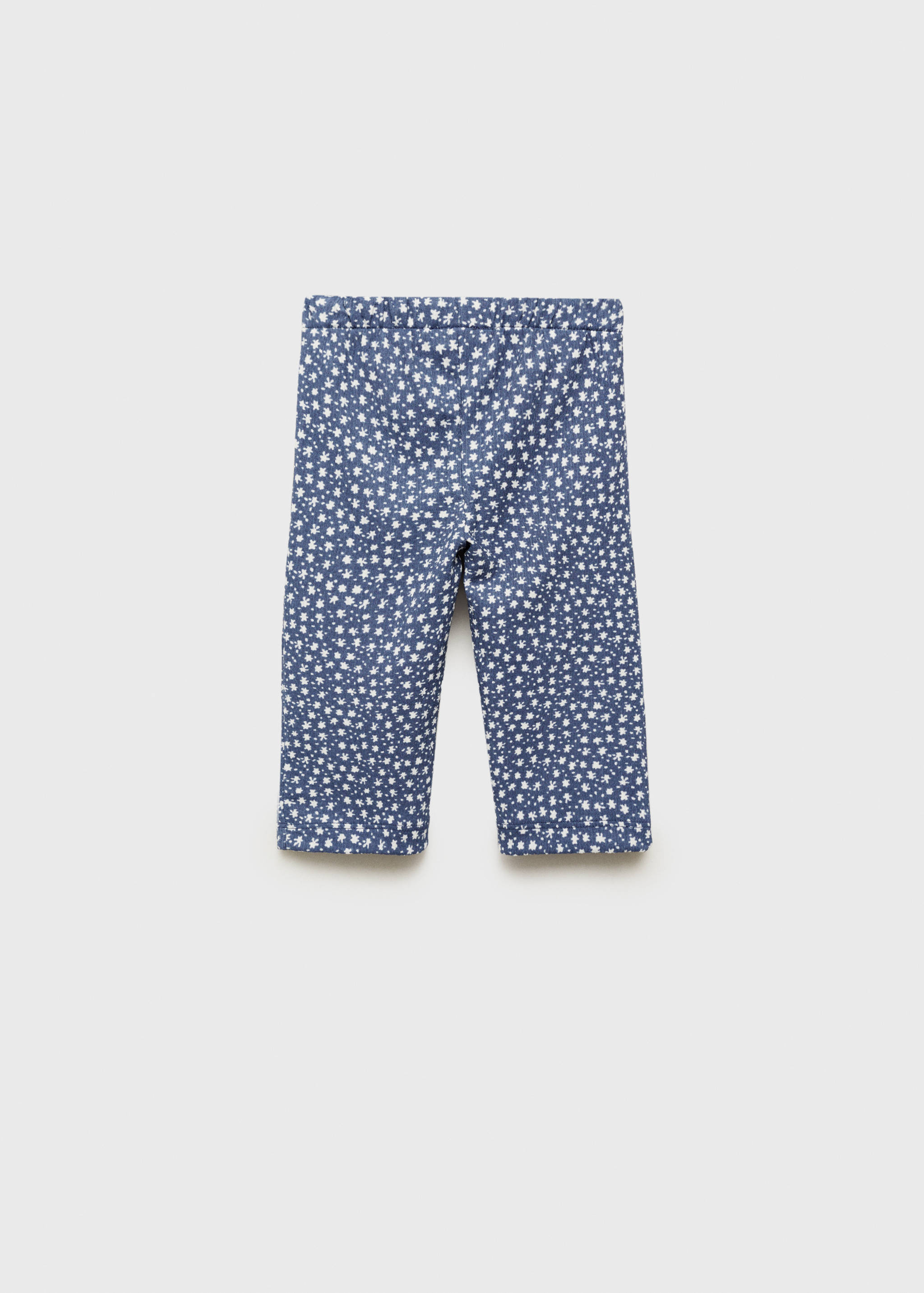Printed flared pants - Reverse of the article