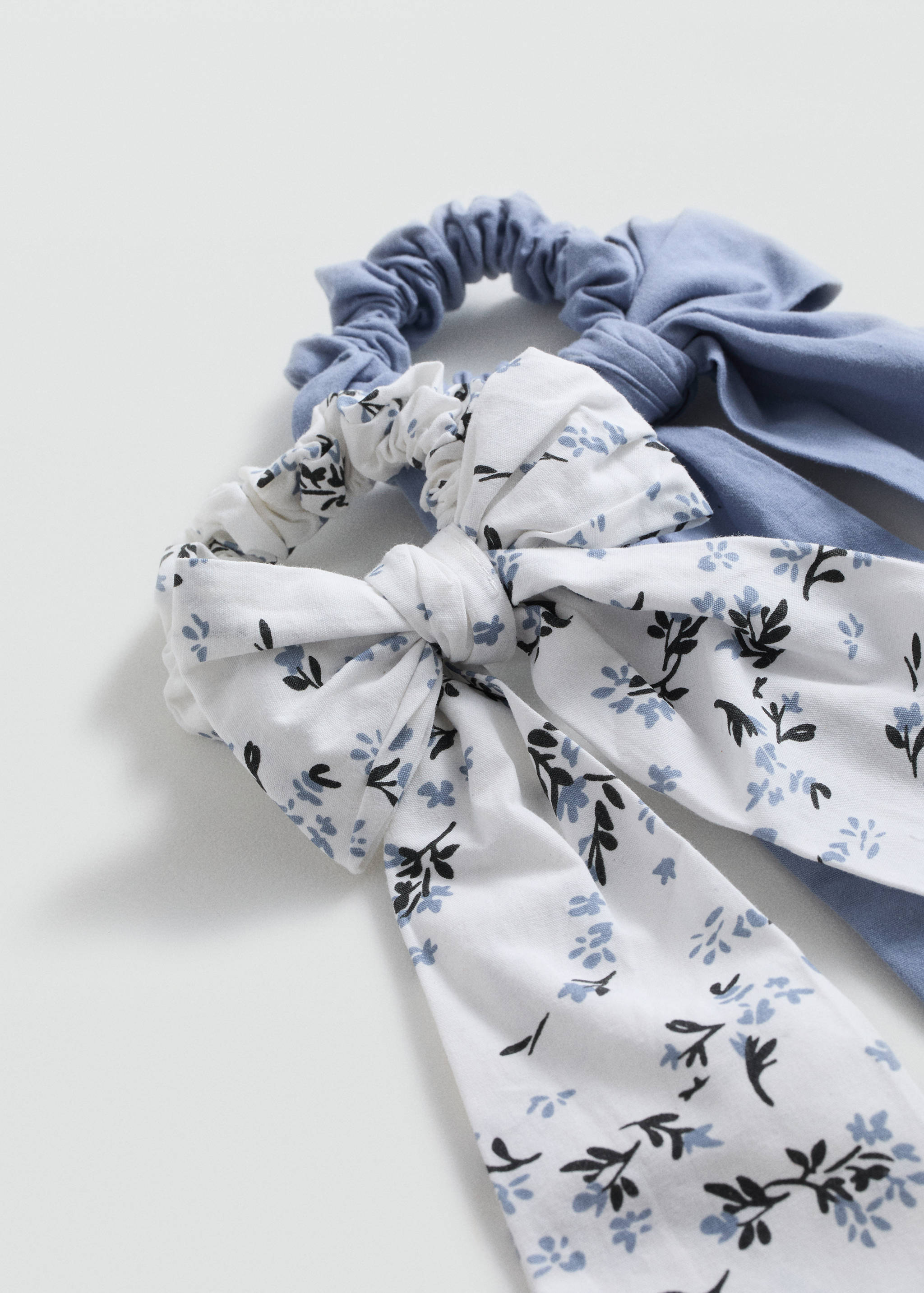 Pack 2 flower scrunchies - Medium plane