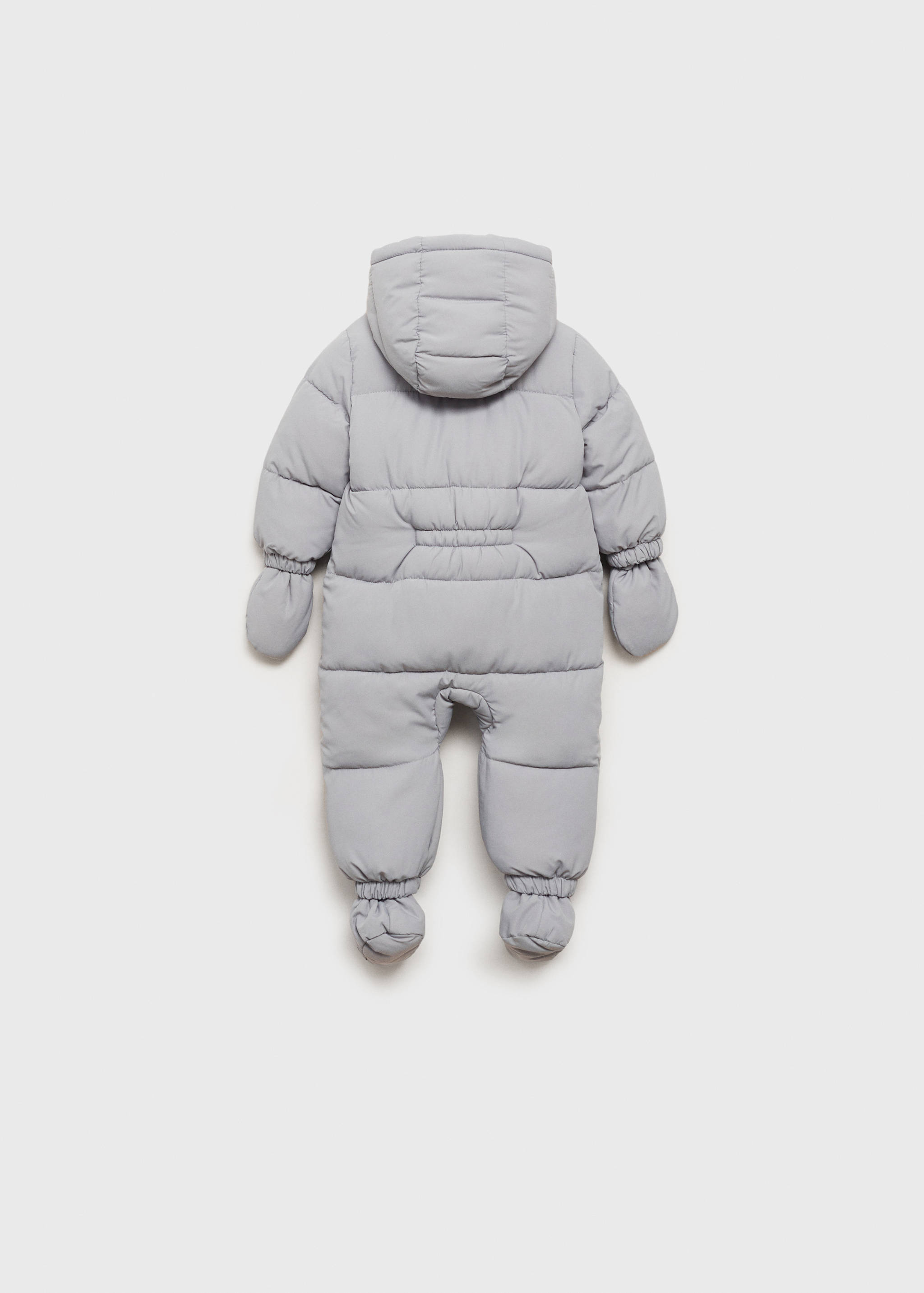Fur-effect one piece suit - Reverse of the article