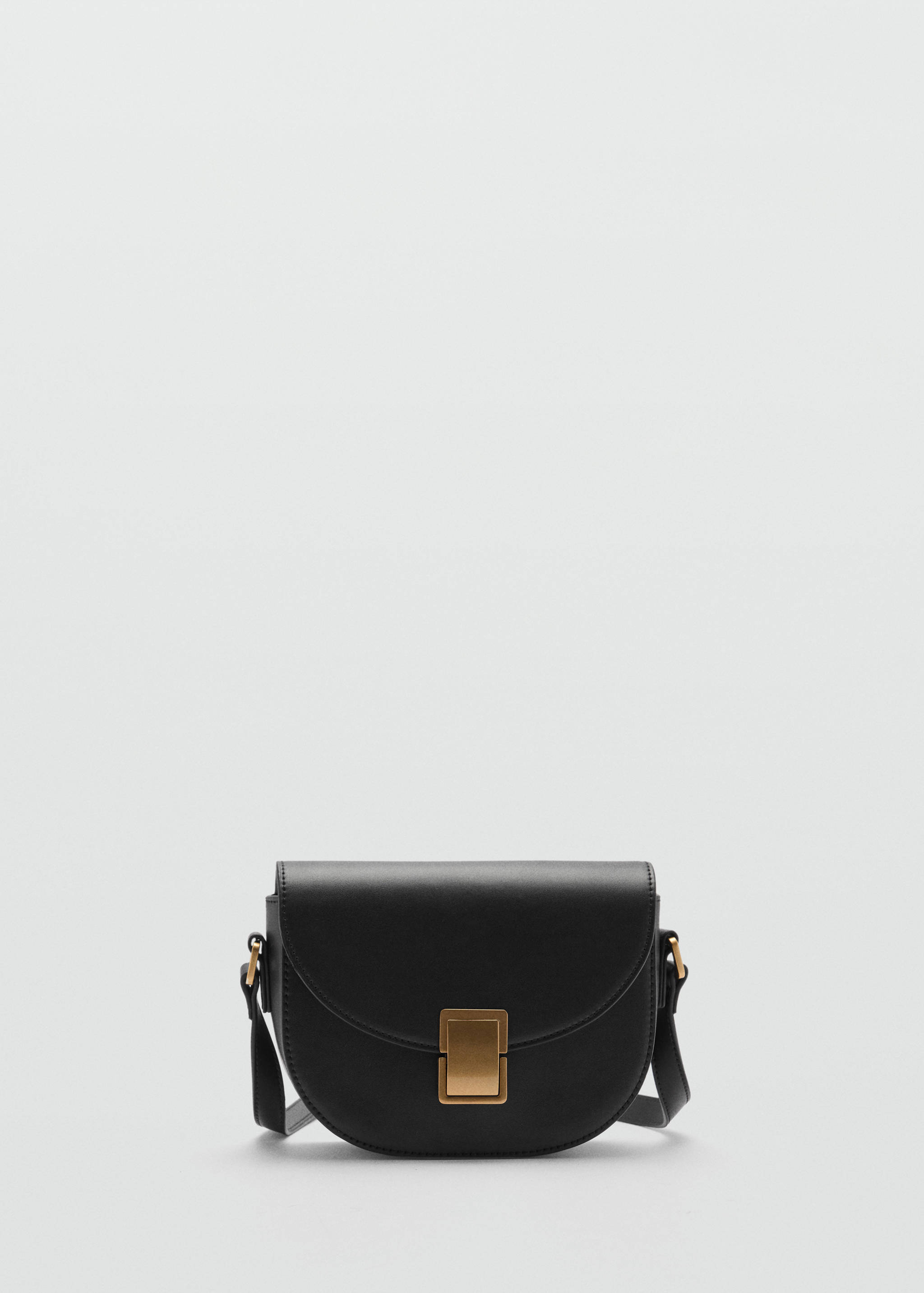 Crossbody bag with metal closure - Article without model