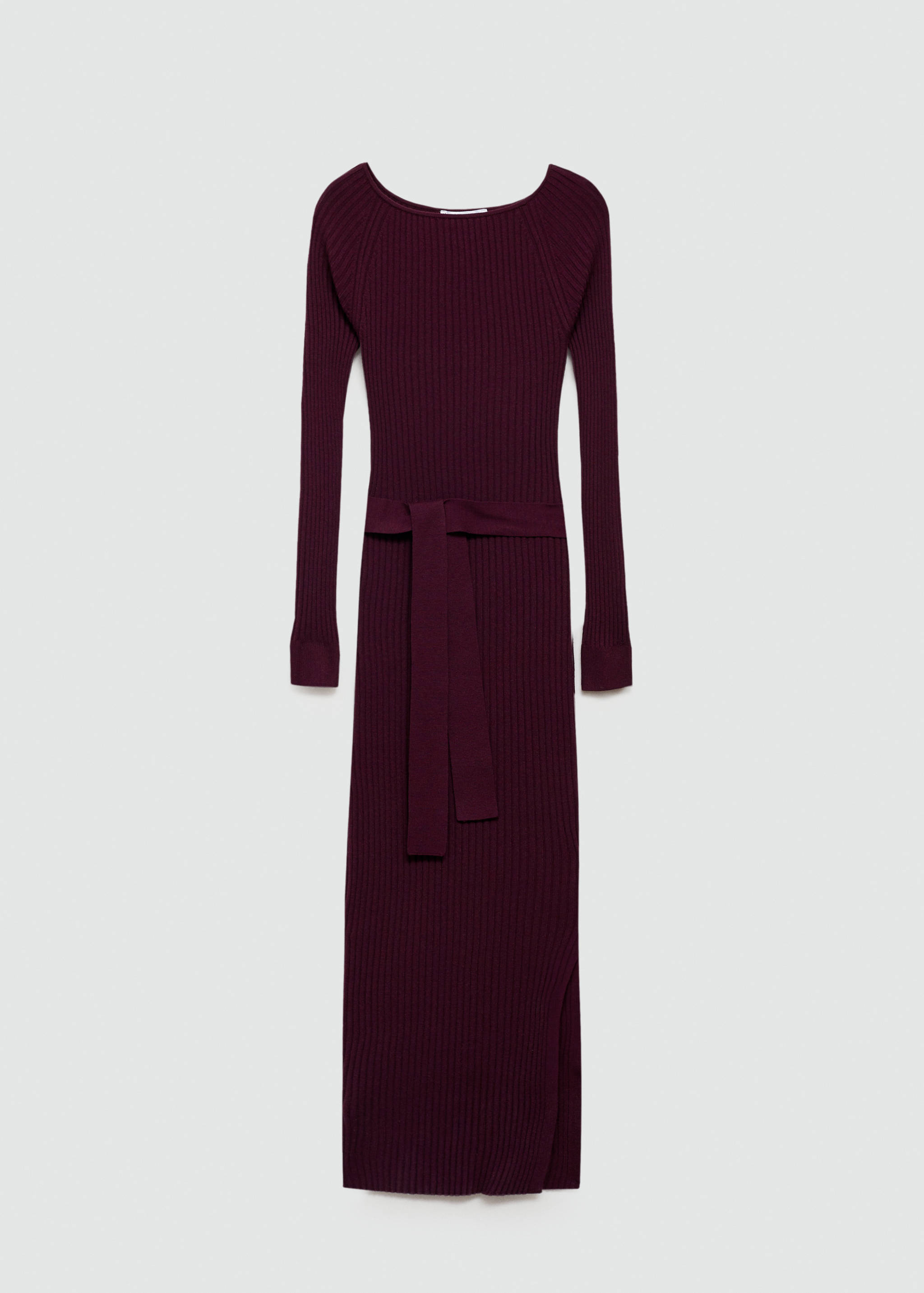 Ribbed knit dress - Article without model