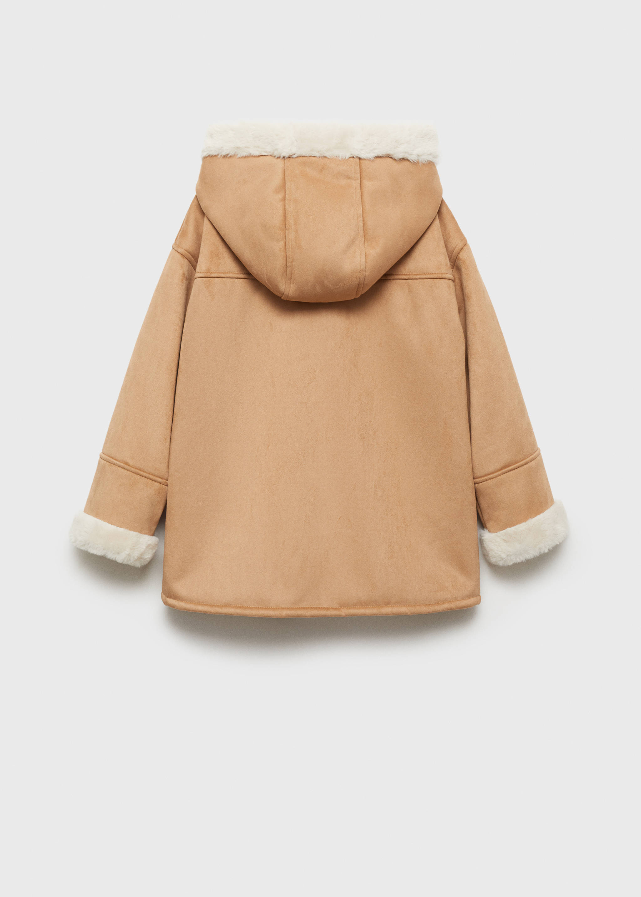 Manteau en suédine et imitation fourrure - Verso de l’article